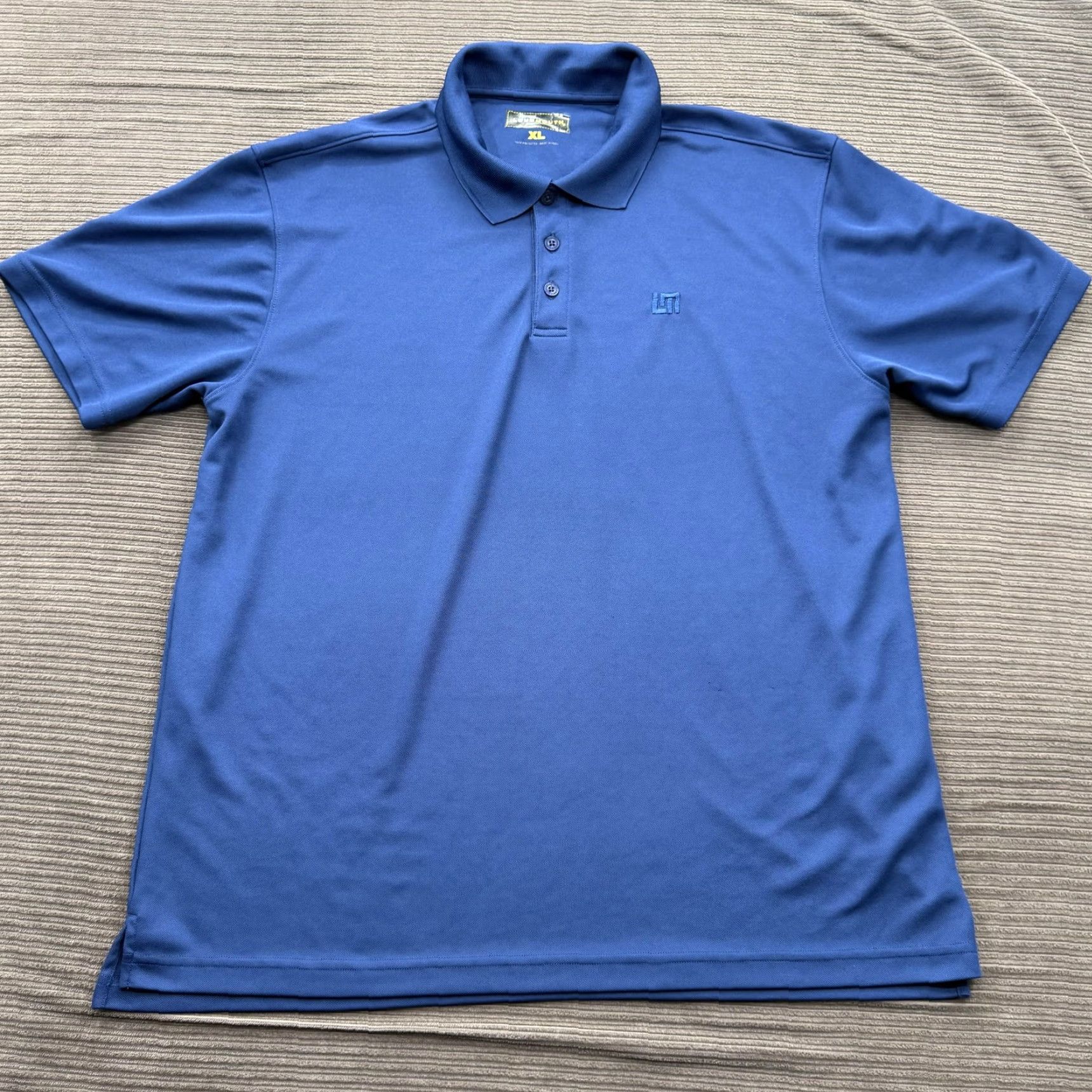 Vintage Loudmouth Polo Shirt Mens XL Blue Performance Golf Lightweight 100% Polyester Size US XL / EU 56 / 4 - 2 Thumbnail