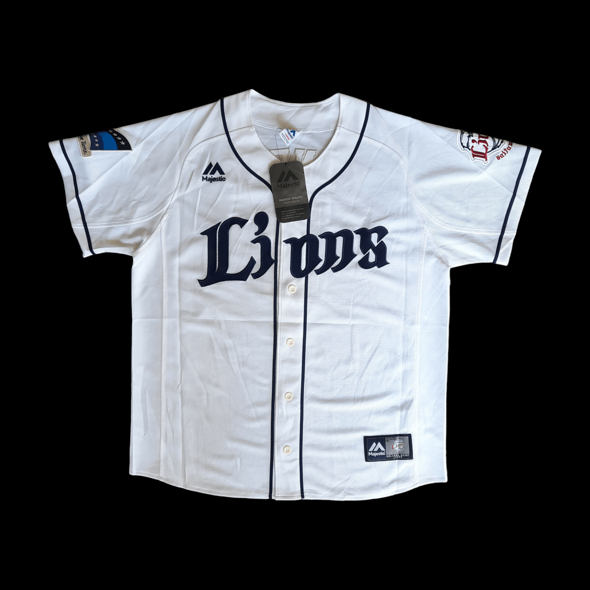 Majestic Seibu Lions Japan Baseball Jersey Yusei Kikuchi No
