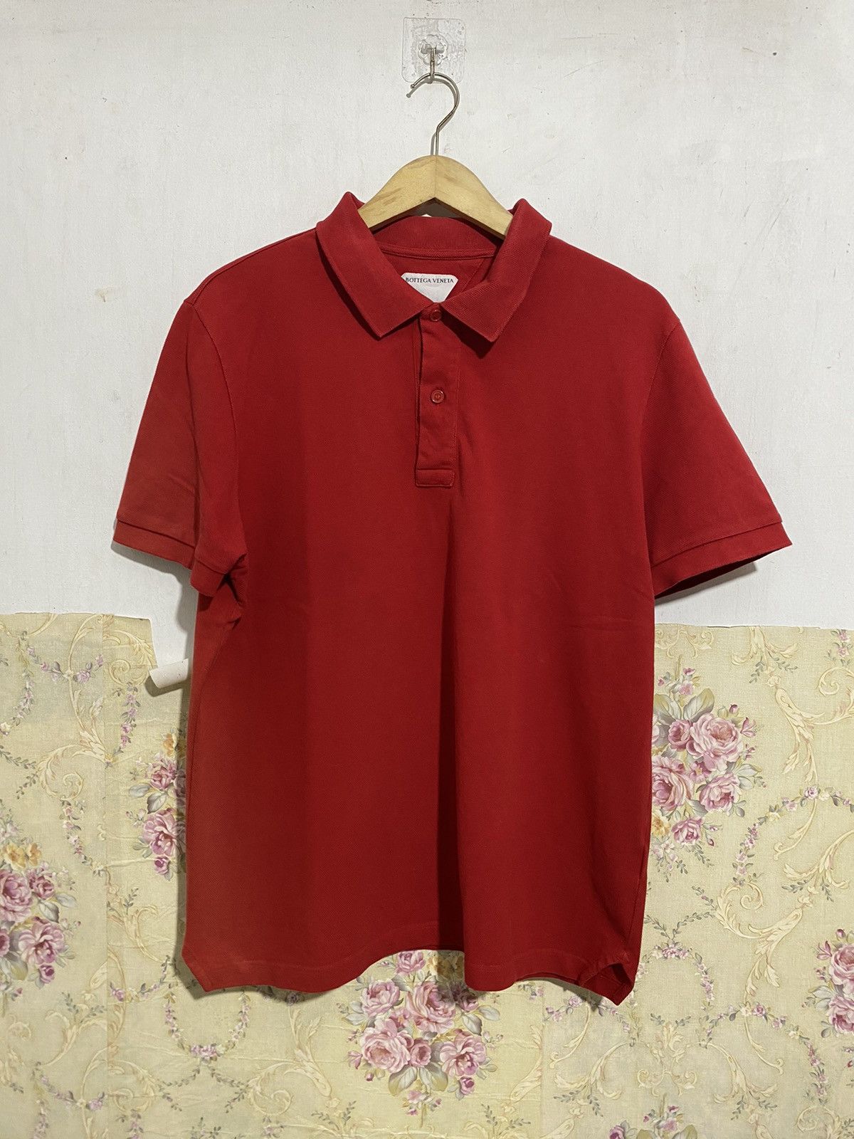 Bottega Veneta Bottega Veneta Polo Cotton piquet Red Size US L / EU 52-54 / 3 - 2 Thumbnail