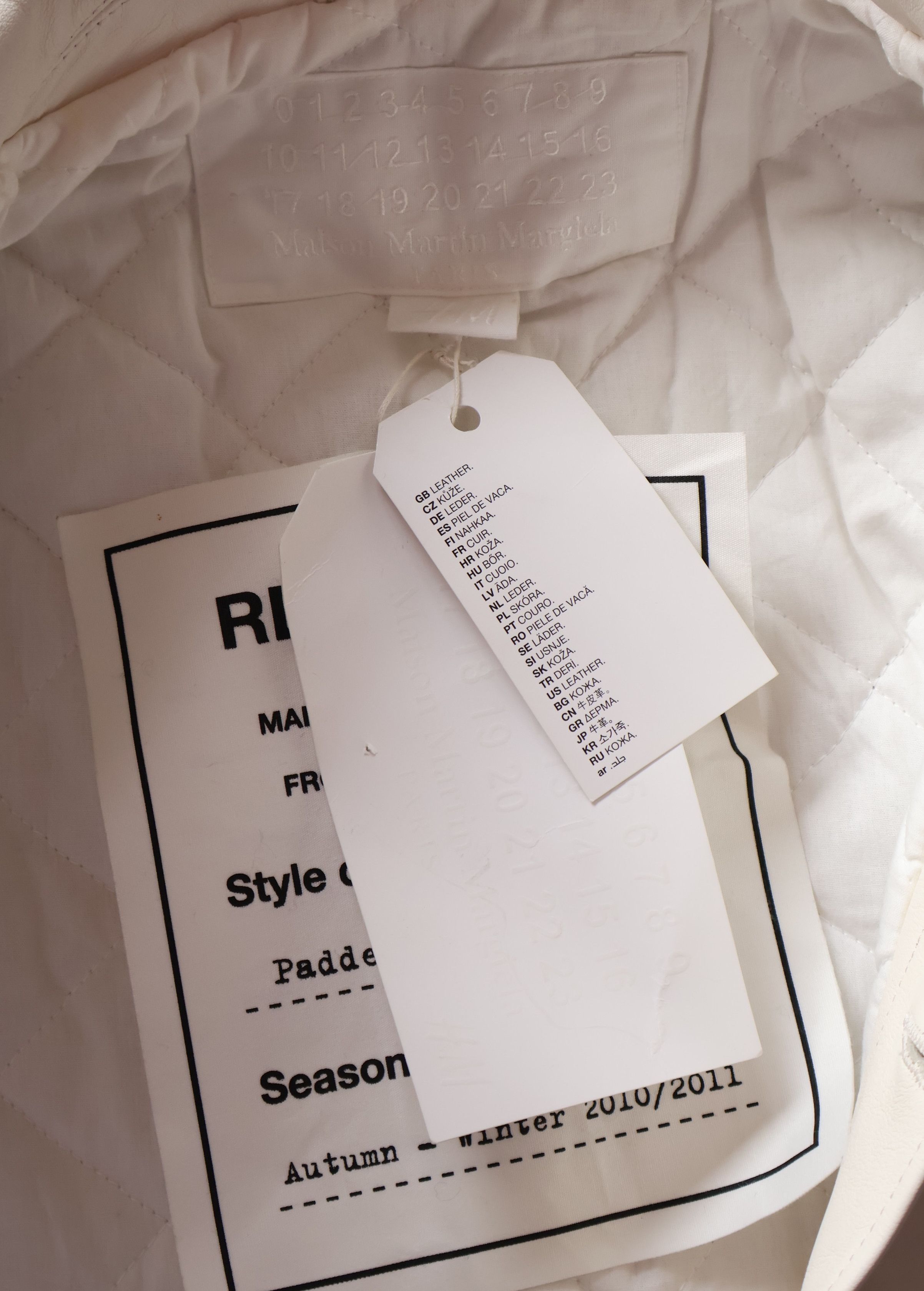 H&M × Maison Margiela Maison Martin Margiela H&M padded leather shirt Jacket Size US S / EU 44-46 / 1 - 8 Thumbnail