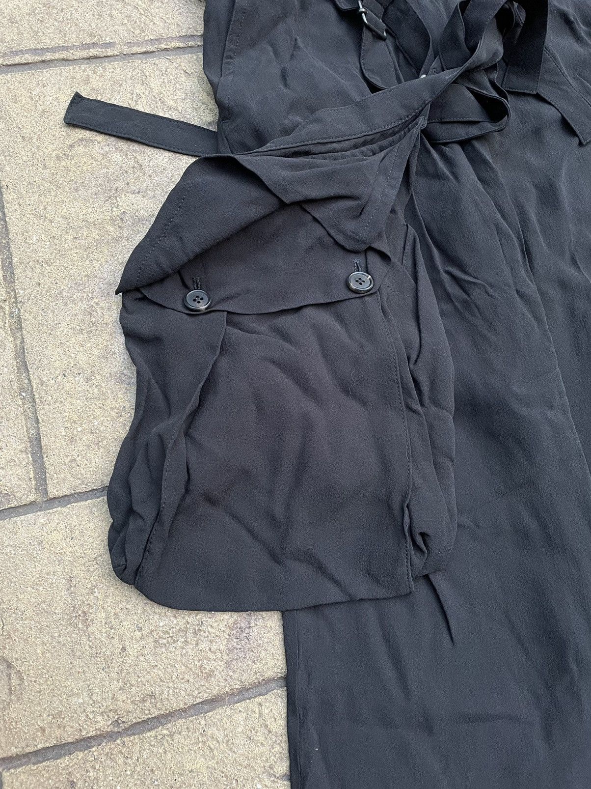 Ann Demeulemeester Ann Demeulemeester Silk Bondage Pants Size US 38 / EU 54 - 11 Thumbnail