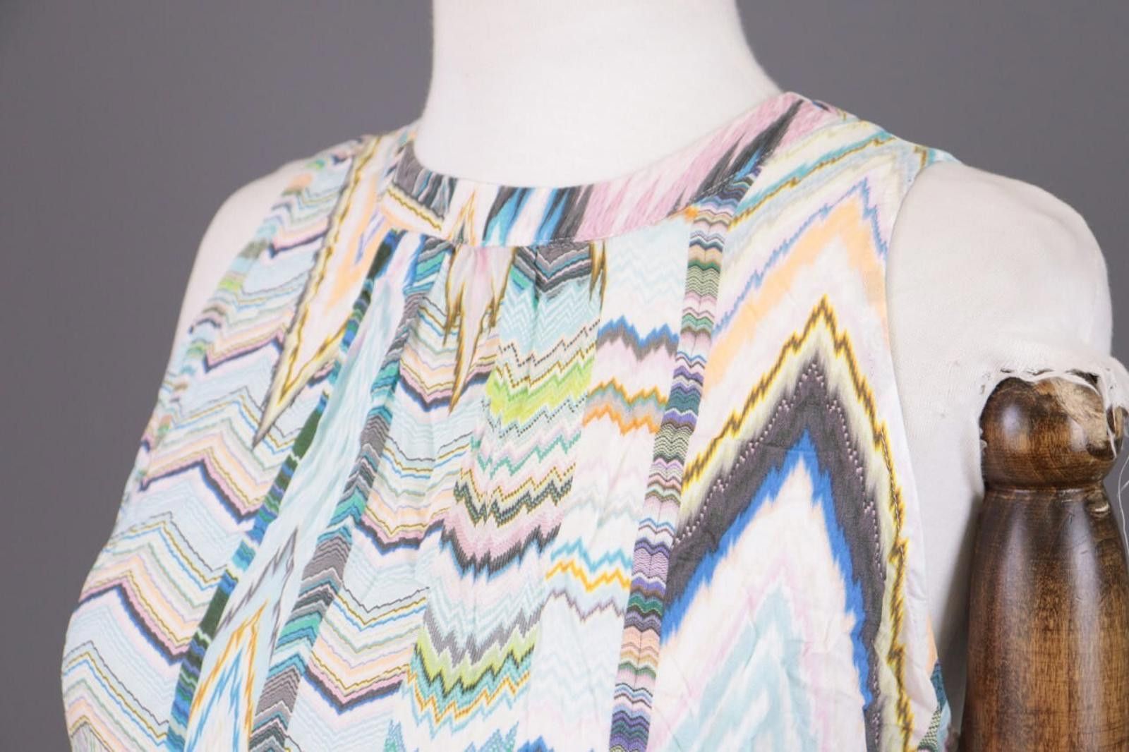 Designer Emily Van Den Bergh Multicolor Tank Top Shirt Size 38 / M Size M / US 6-8 / IT 42-44 - 9 Thumbnail