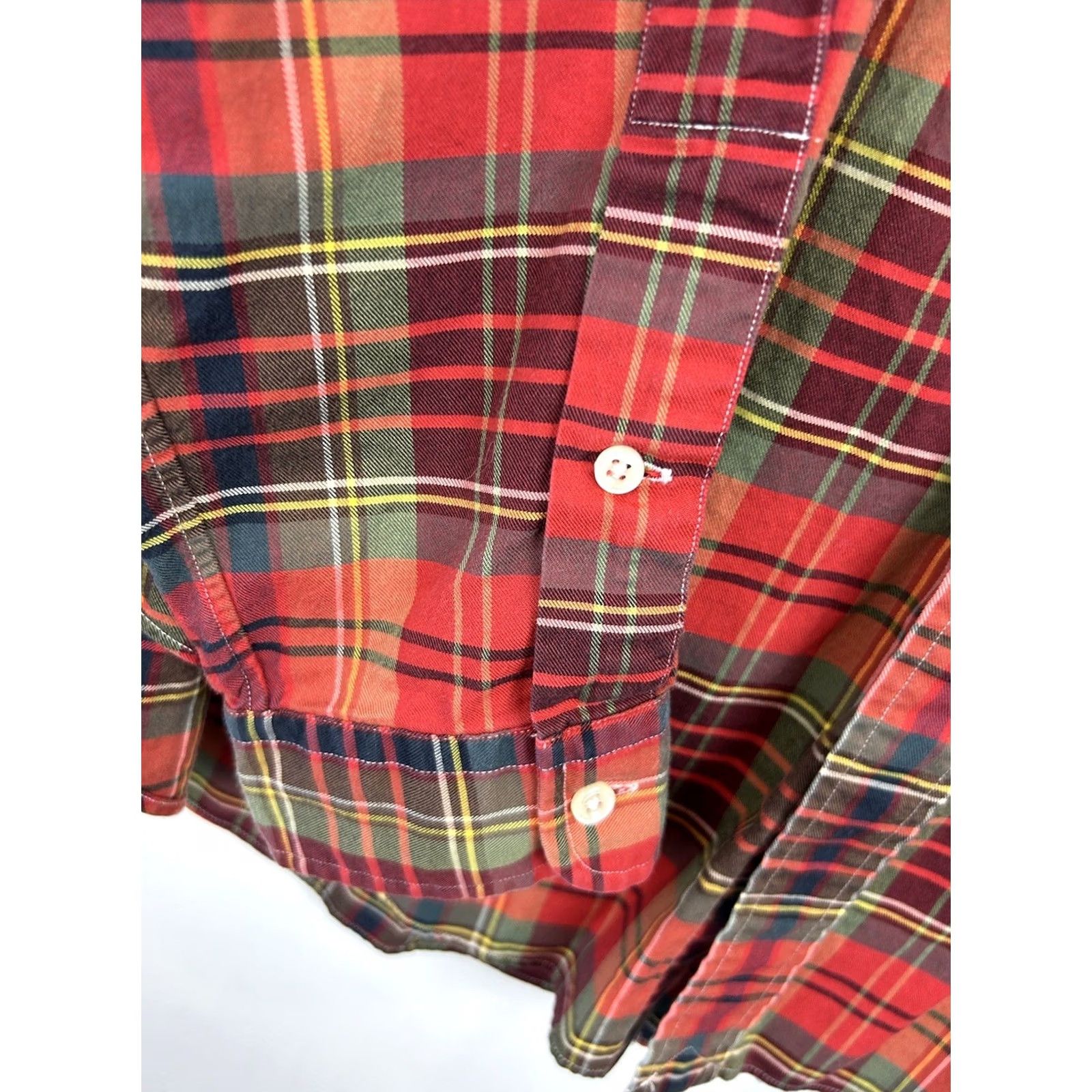 Ralph Lauren Ralph Lauren Oxford Shirt Mens XL Button-Down Red Green Tartan Plaid Classic Size US XL / EU 56 / 4 - 6 Thumbnail