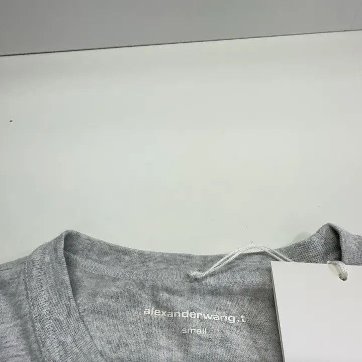Alexander Wang Alexander Wang FW22 Logo Print Short Sleeve T-Shirt - Size S / US 4 / IT 40 - 4 Thumbnail