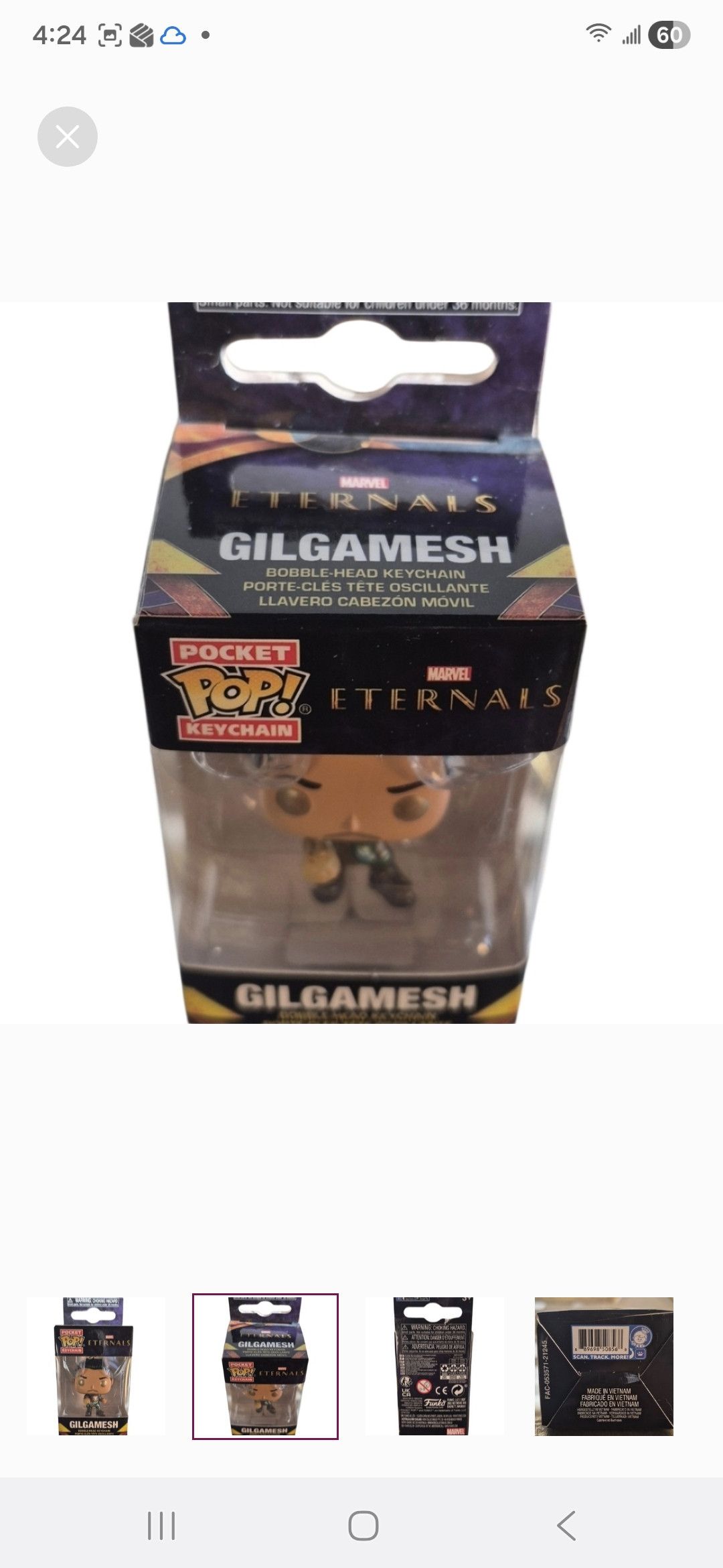 Other Funko Pocket Pop! × Marvel Keychain: Eternals - Gilgamesh Size ONE SIZE - 3 Thumbnail