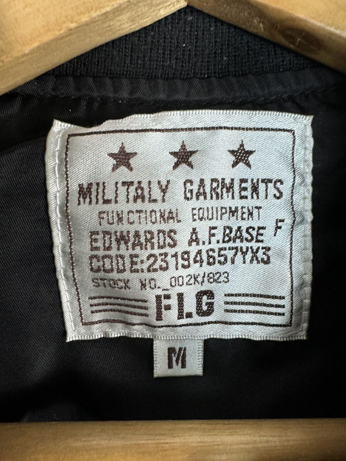 Vintage FLG Militaly Garments Patch Bomber Jacket Size US M / EU 48-50 / 2 - 8 Thumbnail