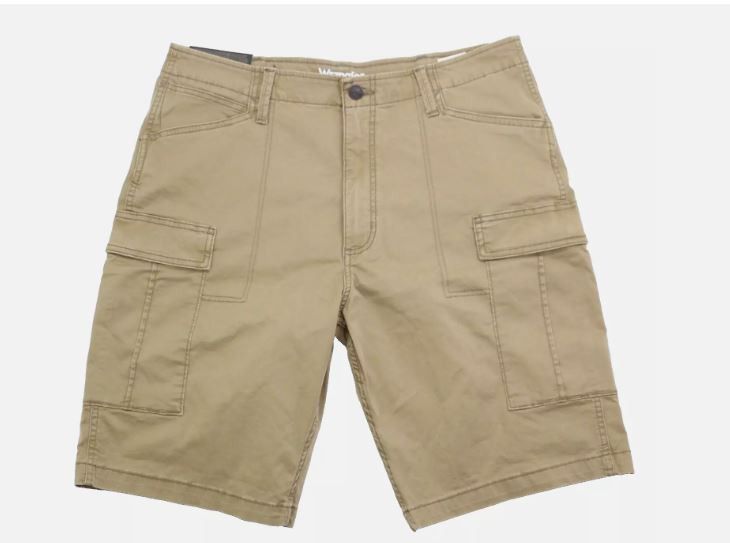 Wrangler Wrangler Cargo Men's Shorts Size W36 L10.5 Beige New Size US 36 / EU 52 - 1 Thumbnail