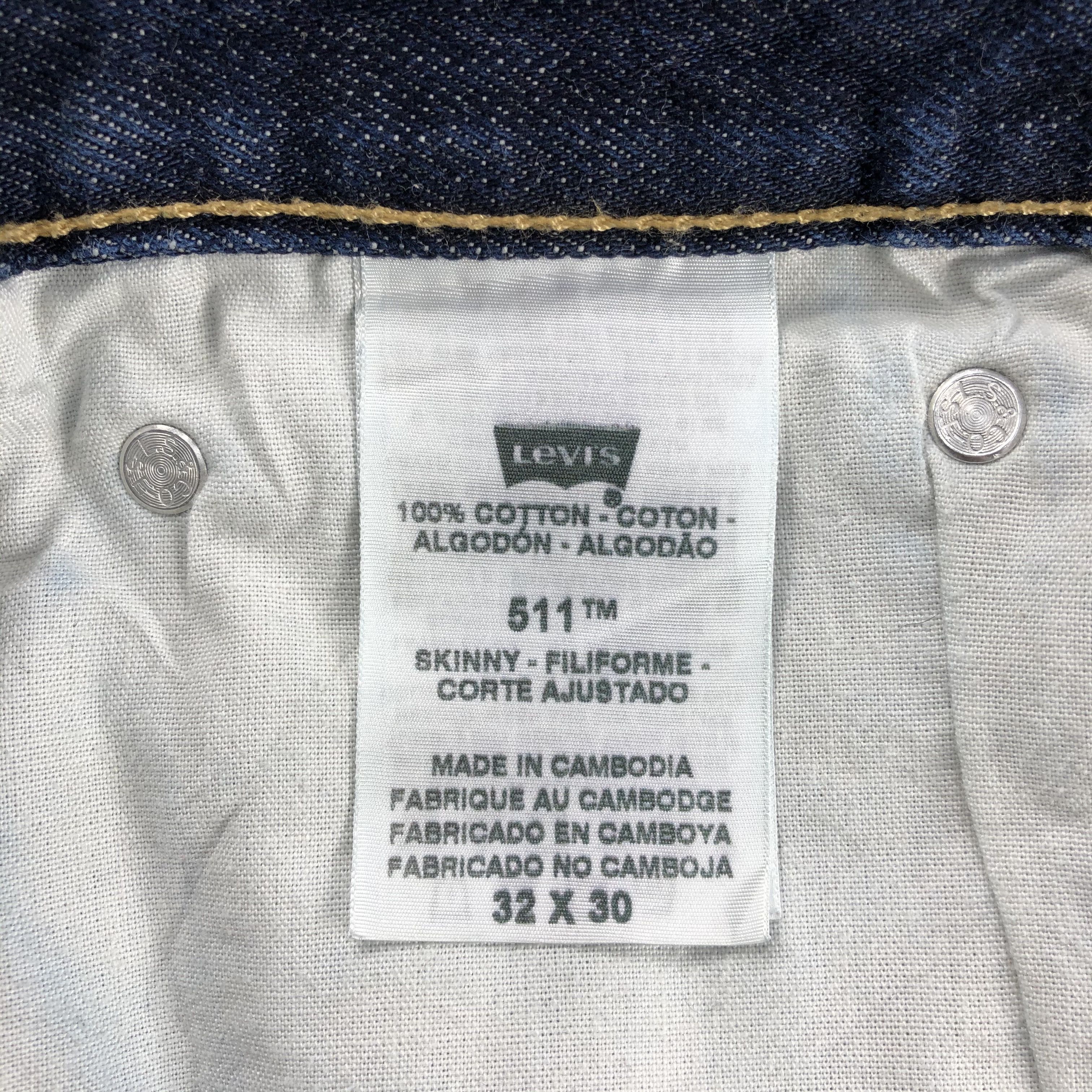 Levi's × Vintage Vintage Distress Levis 511 Jeans-JM1275 Size US 32 / EU 48 - 11 Thumbnail