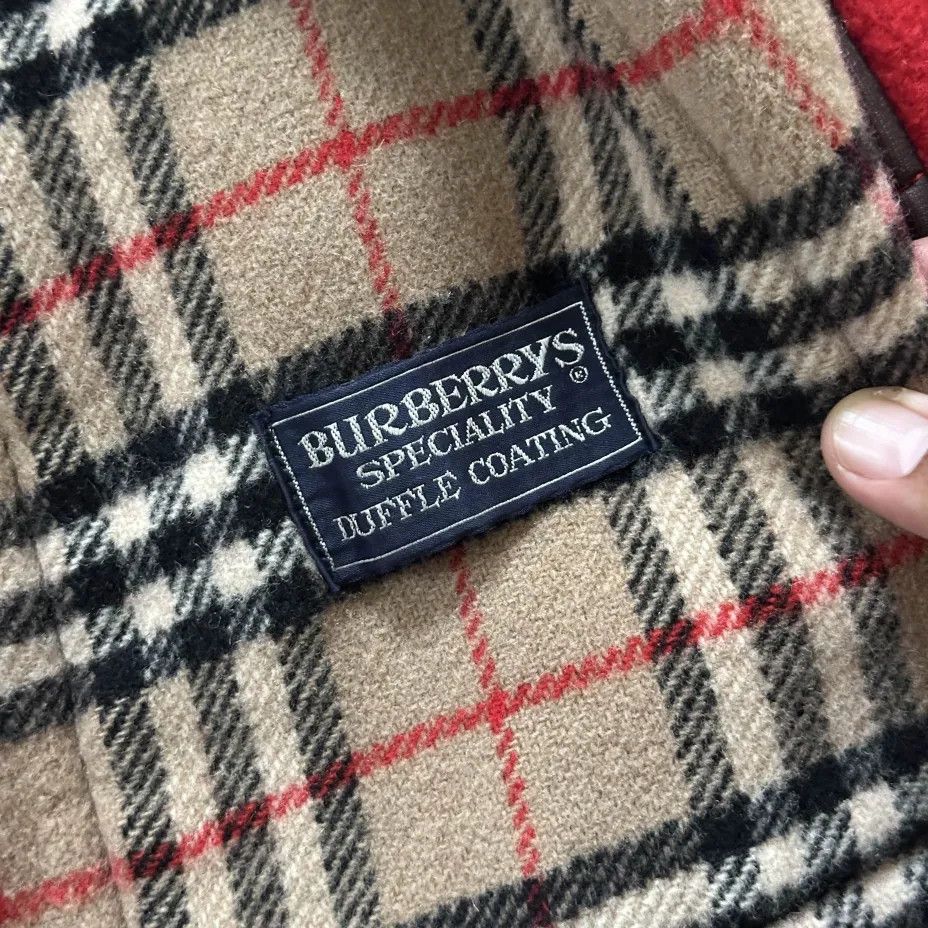 Burberry Burberry Red Wool Pea Coat Speciality Duffle Coating Jacket Size M / US 6-8 / IT 42-44 - 4 Thumbnail