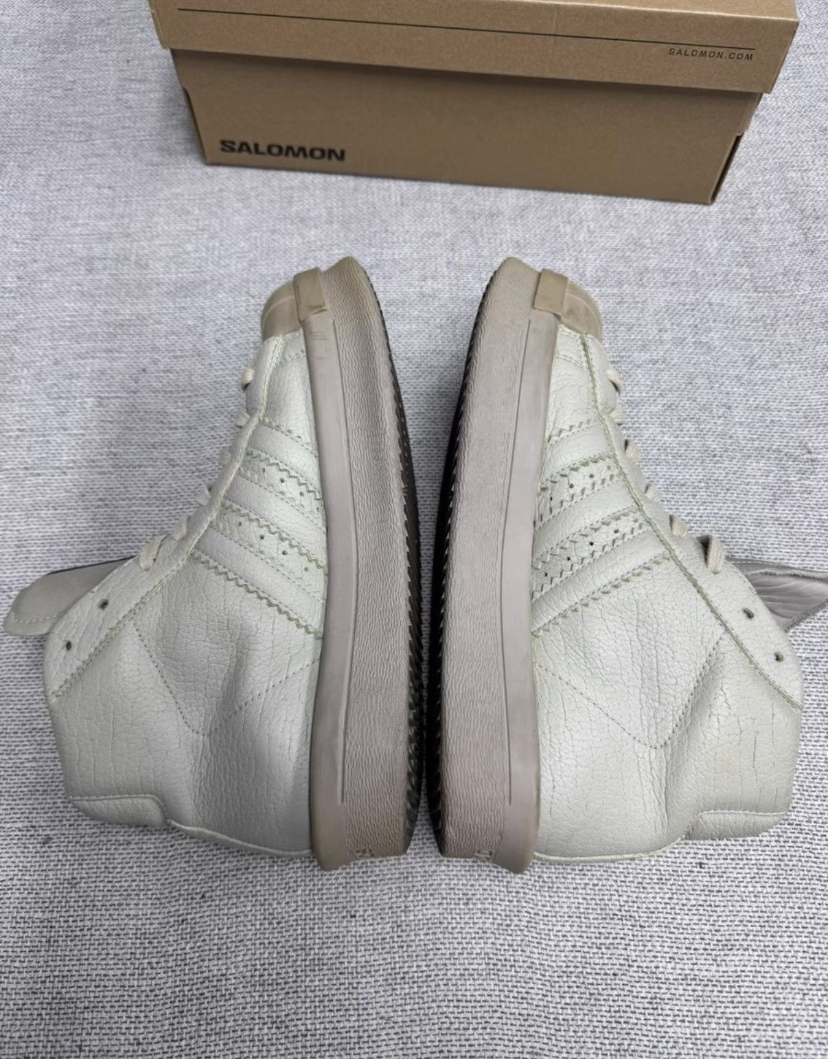 Adidas Adidas x Rick Owens Superstar High K37 Size US 8 / EU 41 - 1 Thumbnail