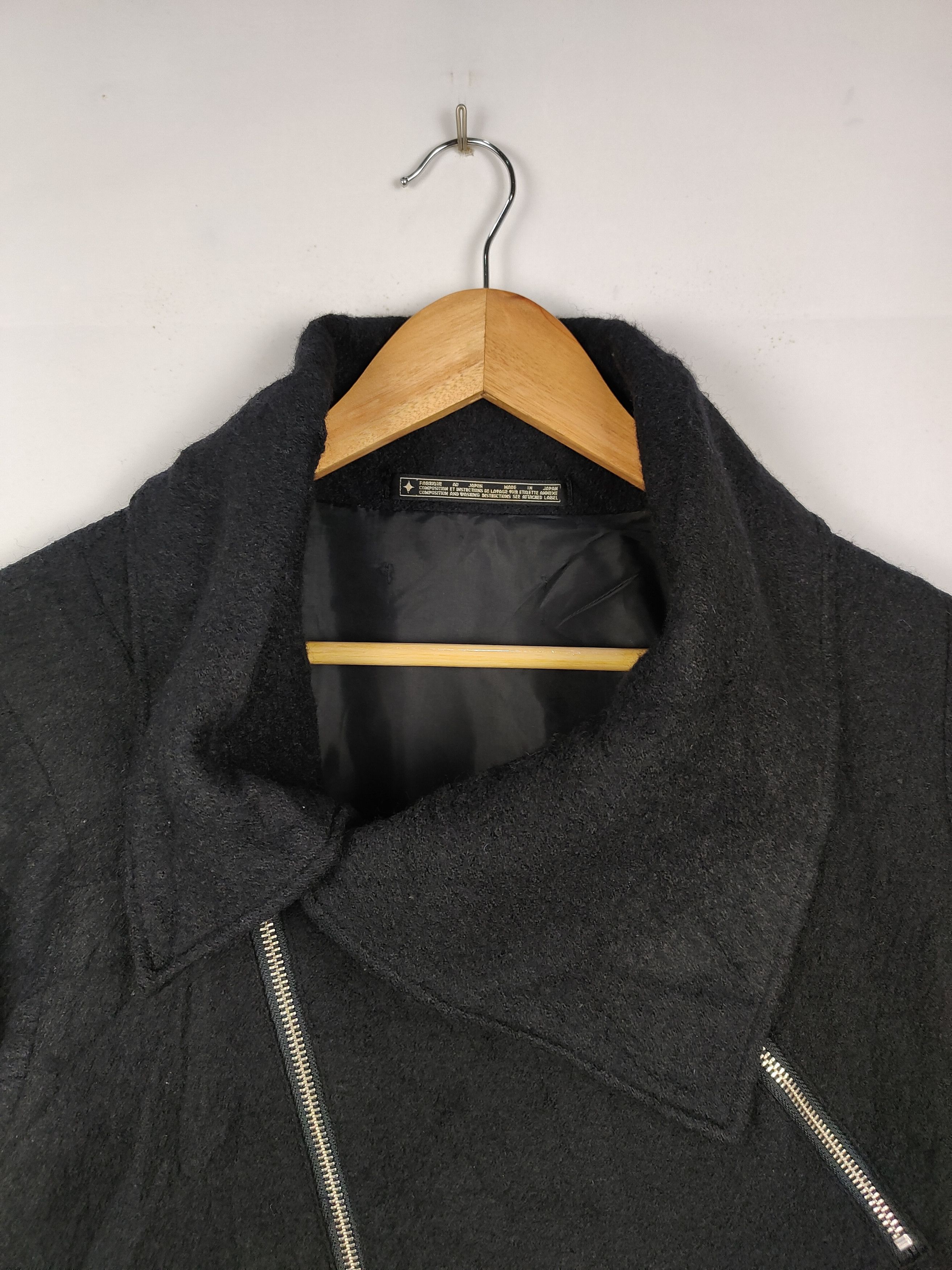 Yohji Yamamoto Vintage Y's Bis Limi Wool Double Collar Jacket Size US S / EU 44-46 / 1 - 2 Thumbnail