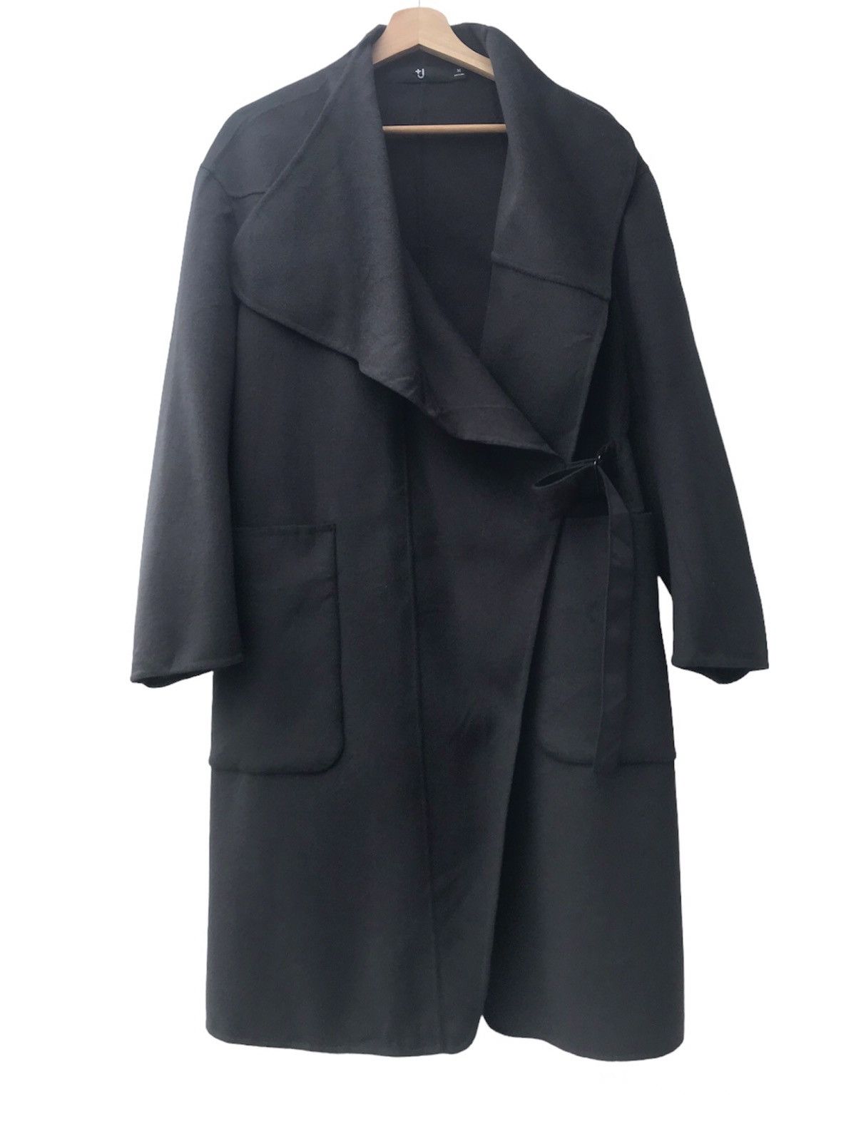 Jil Sander × Uniqlo +J Cashmere Blend Collarless Coat Size M / US 6-8 / IT 42-44 - 2 Thumbnail