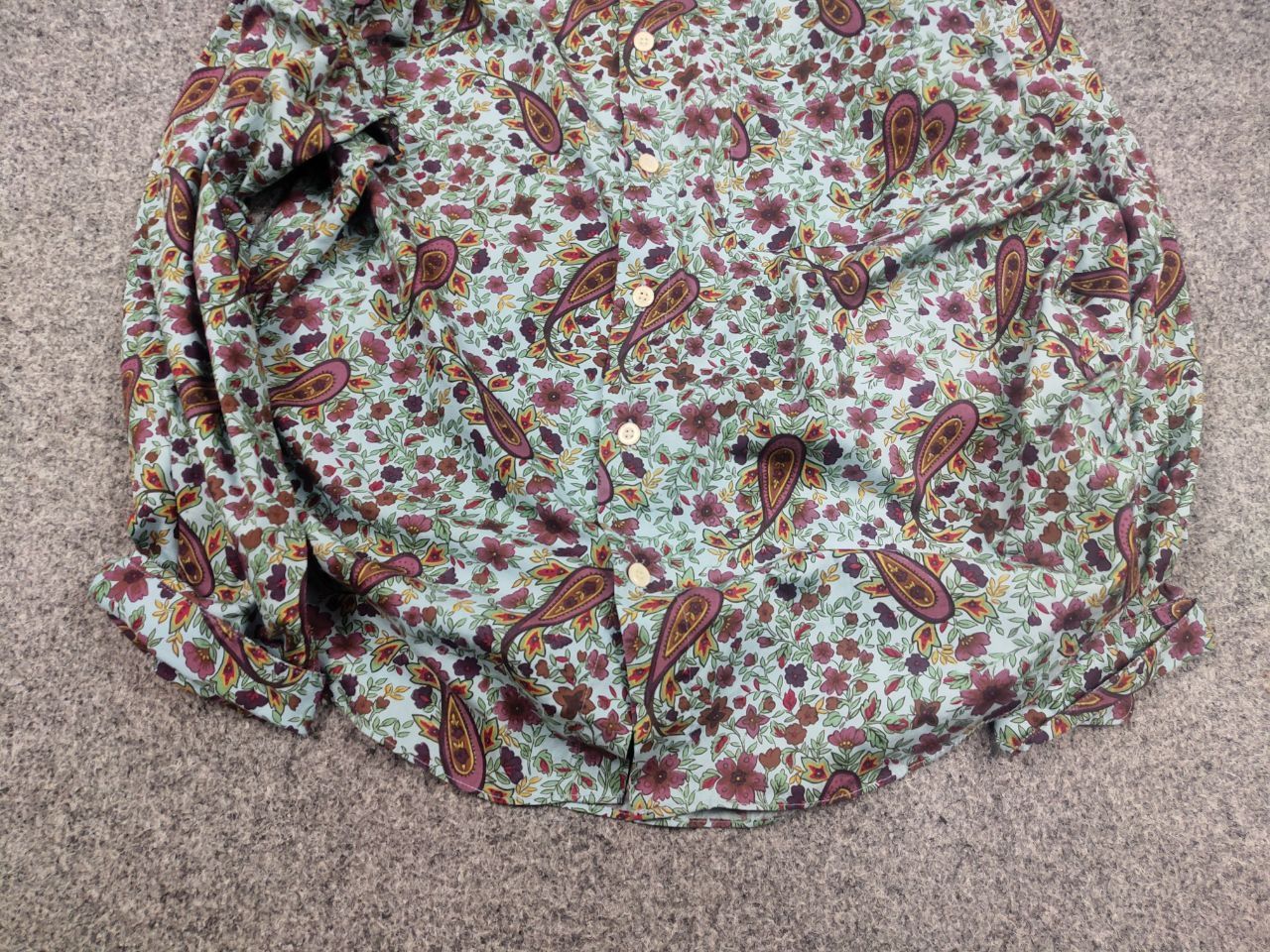 Japanese Brand Vintage Japan Peyton Place For Men Archive Punk Floral Shirt Size US M / EU 48-50 / 2 - 6 Thumbnail