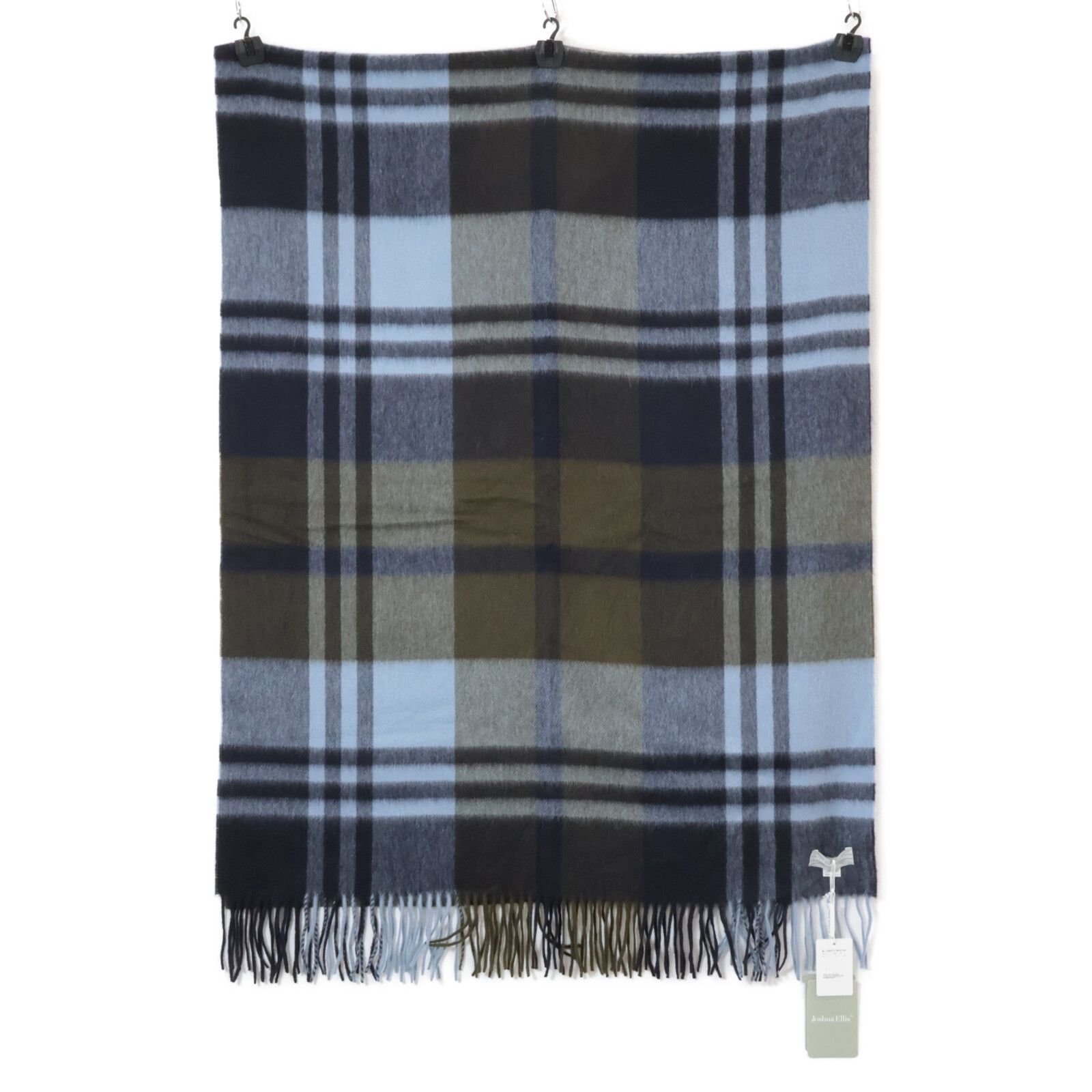Other Other Joshua Ellis Check Cashmere Scarf Textile Scarf 112023-21-150-61-010 CPG51149 DUTY FREE for USA Size ONE SIZE - 1 Thumbnail