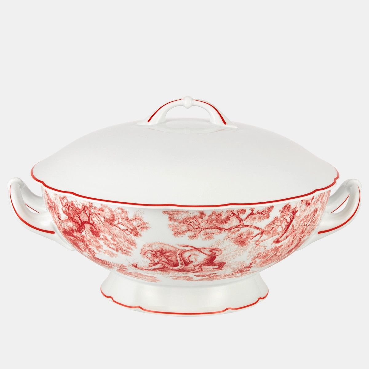Dior o1bcso1str0225 Size:OS/ Tureen in Red Toile Size ONE SIZE - 2 Thumbnail