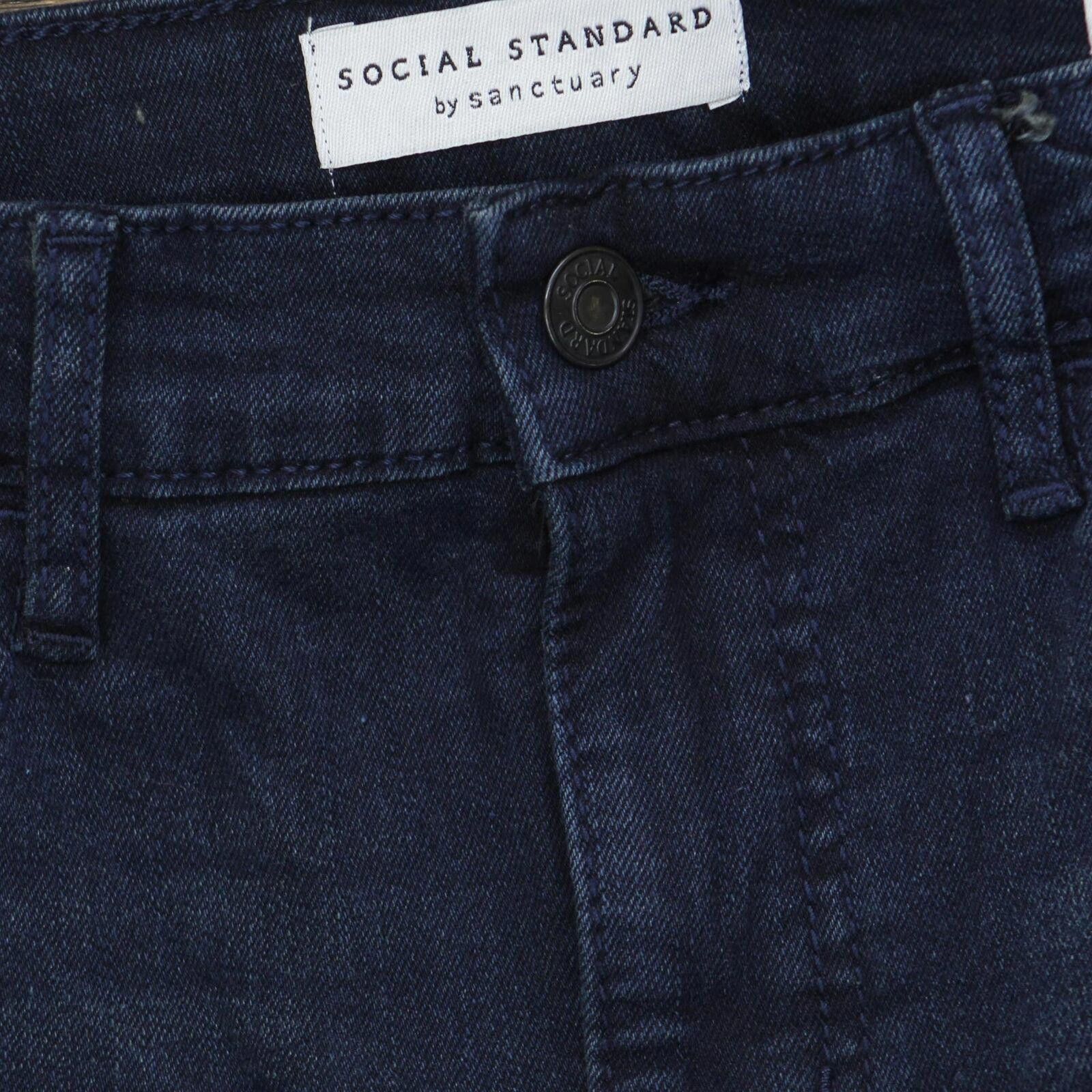 Sanctuary NEW Social Standard by Sanctuary Straight Leg Jeans Blue 2 Size 26" / US 2 / IT 38 - 5 Thumbnail