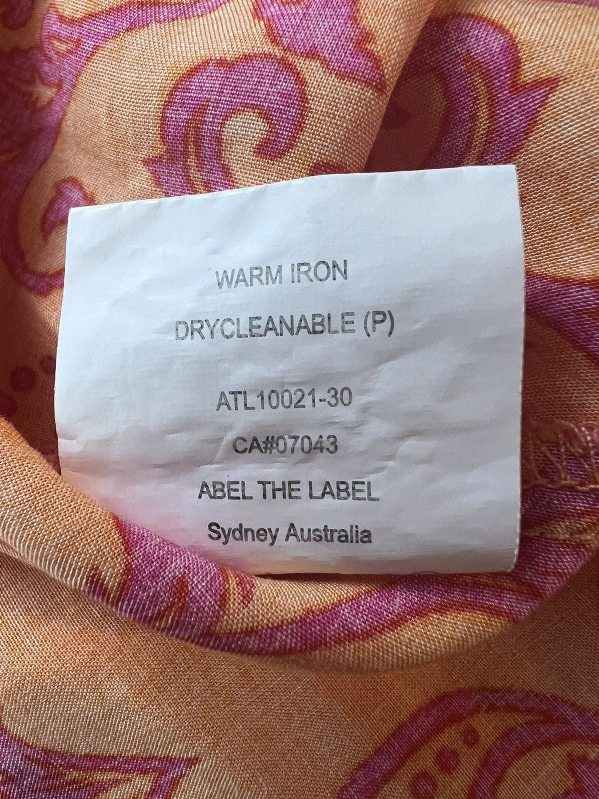 Other Abel The Label Strapless Maxi Dress Orange Pink Paisley M Size M / US 6-8 / IT 42-44 - 6 Thumbnail