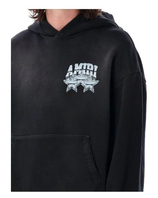 Amiri o1h1sh10525 Championship Hoodie in Black Size US S / EU 44-46 / 1 - 5 Thumbnail