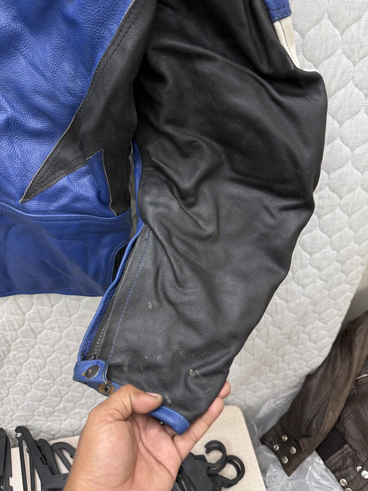 Yamaha 🔥🔥🔥ARCHIVE YAMAHA R1 RIDER LEATHER JACKET Size US XL / EU 56 / 4 - 20 Thumbnail