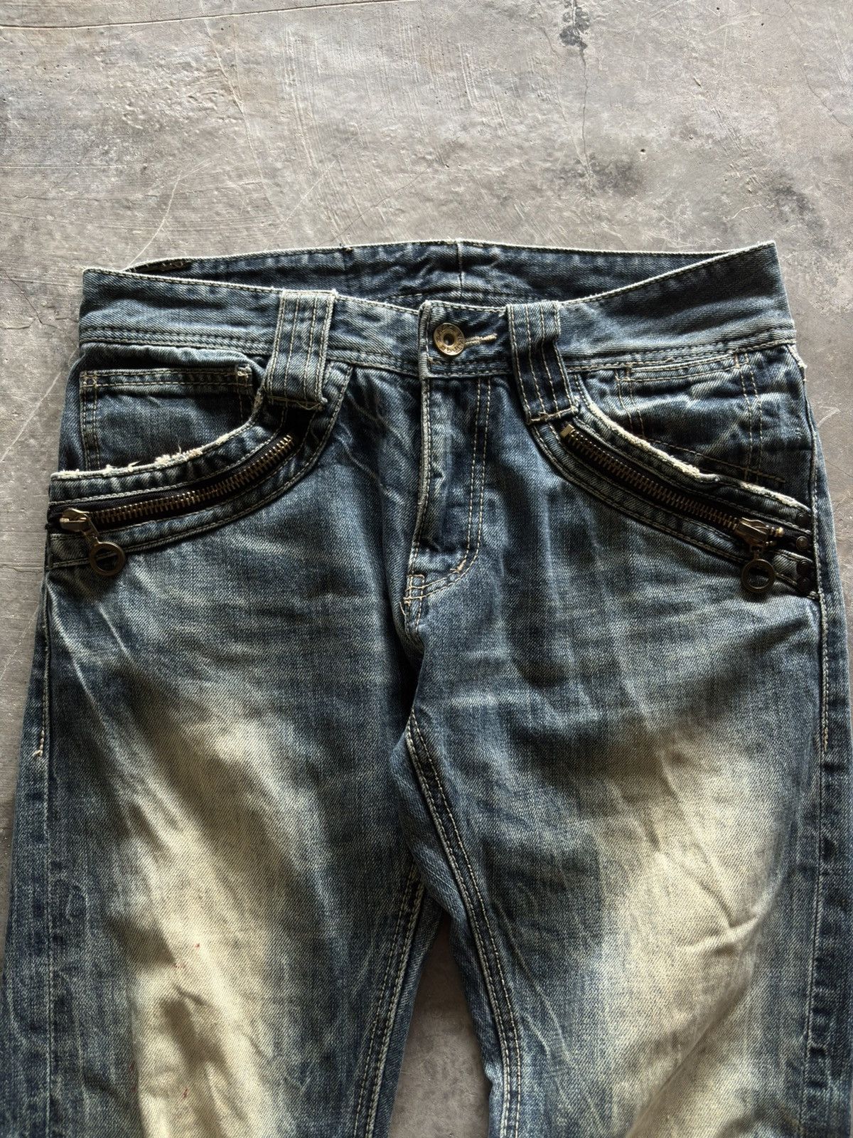 If Six Was Nine BACK VINTAGE japanese denim rusty washed punk grunge style Size US 32 / EU 48 - 2 Thumbnail