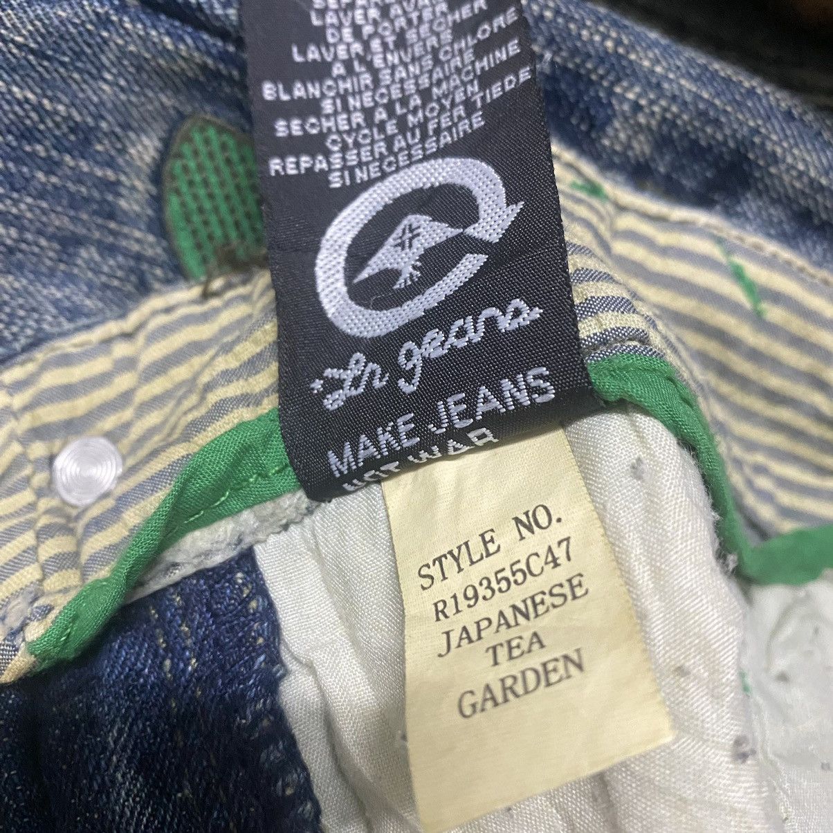 LRG Vintage LRG Denim Baggy Jeans Embroidery Japanese Tea Garden Size US 36 / EU 52 - 18 Thumbnail