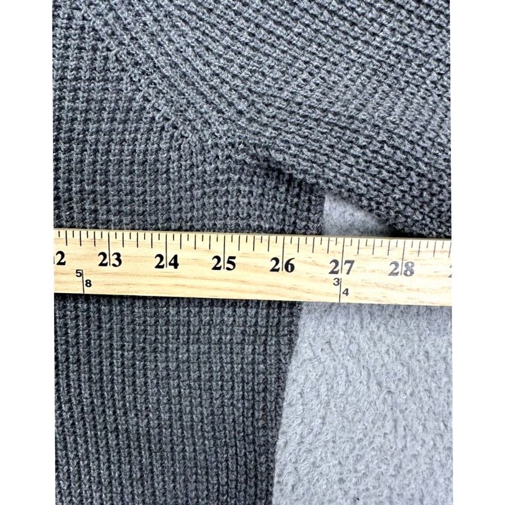 J Brand The Normal Brand Sweater Mens 2XL Gray Quarter Zip Pullover Knit Mock Neck Casual Outdoor Shirt Size US XXL / EU 58 / 5 - 7 Thumbnail
