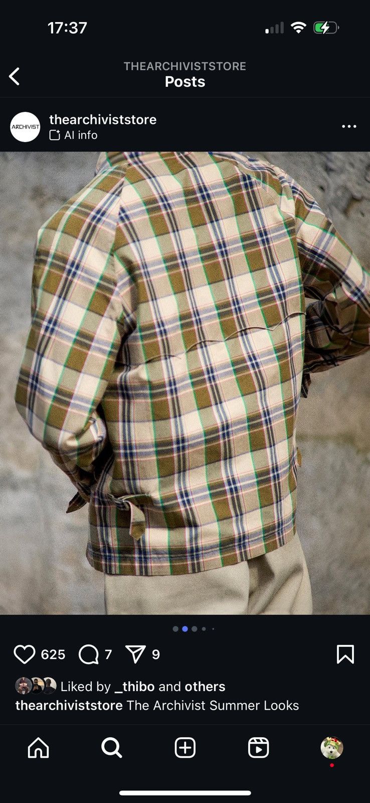 Baracuta × Junya Watanabe SS09 Plaid Jacket Size US S / EU 44-46 / 1 - 3 Thumbnail