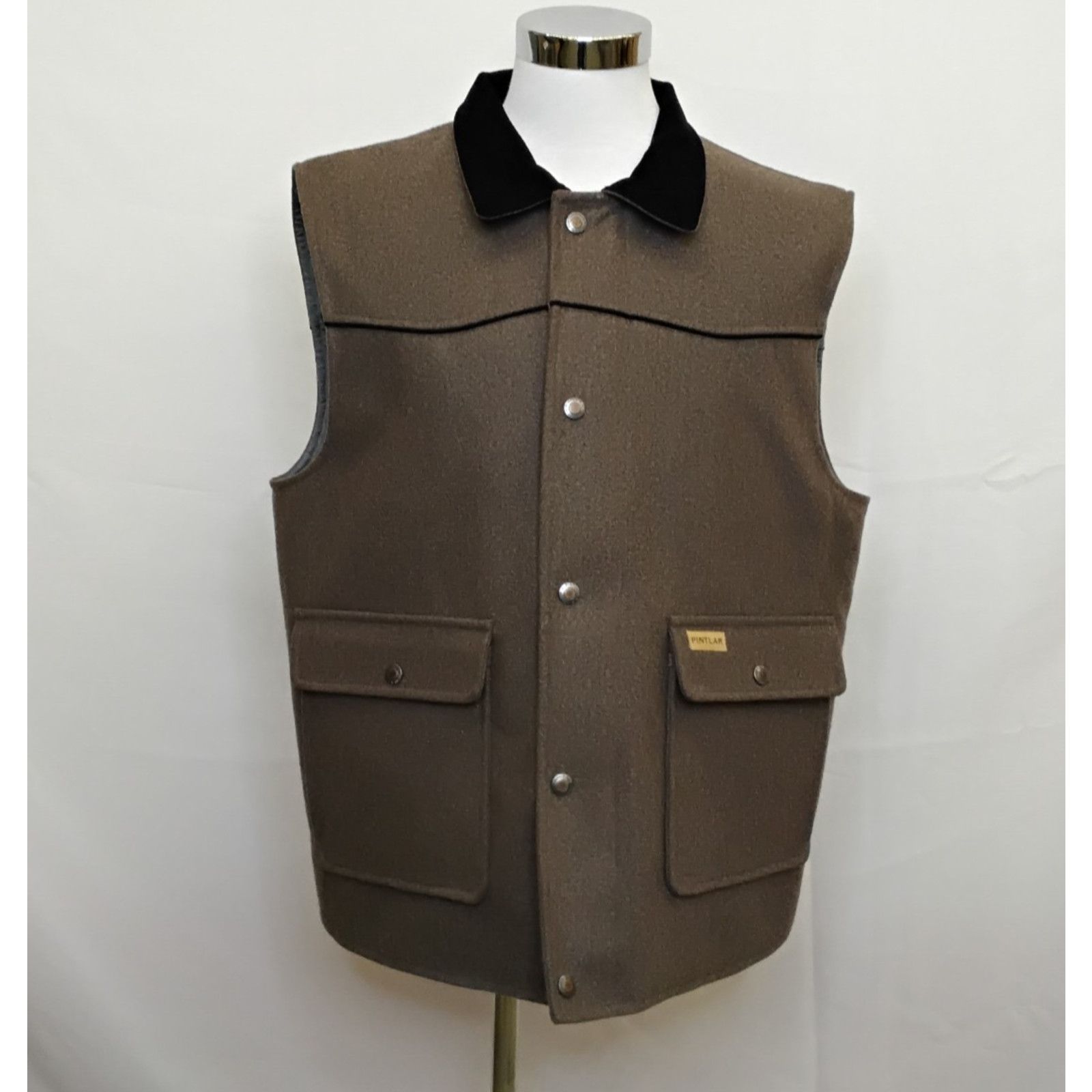 Other Pintlar Wool Blend Vest Men's XLT Brown Western Wear NWT Size US XL / EU 56 / 4 - 2 Thumbnail