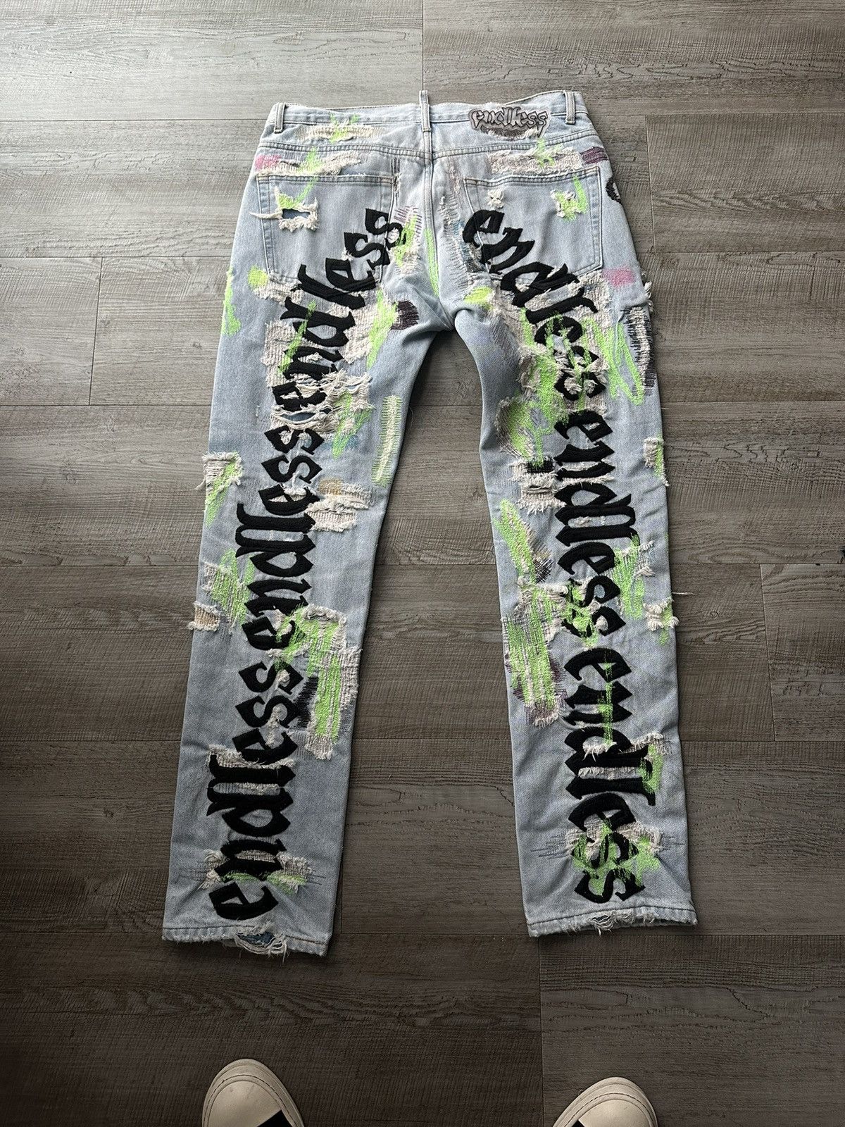 Endless × Vlone Endless Denim Jeans Size US 36 / EU 52 - 2 Thumbnail
