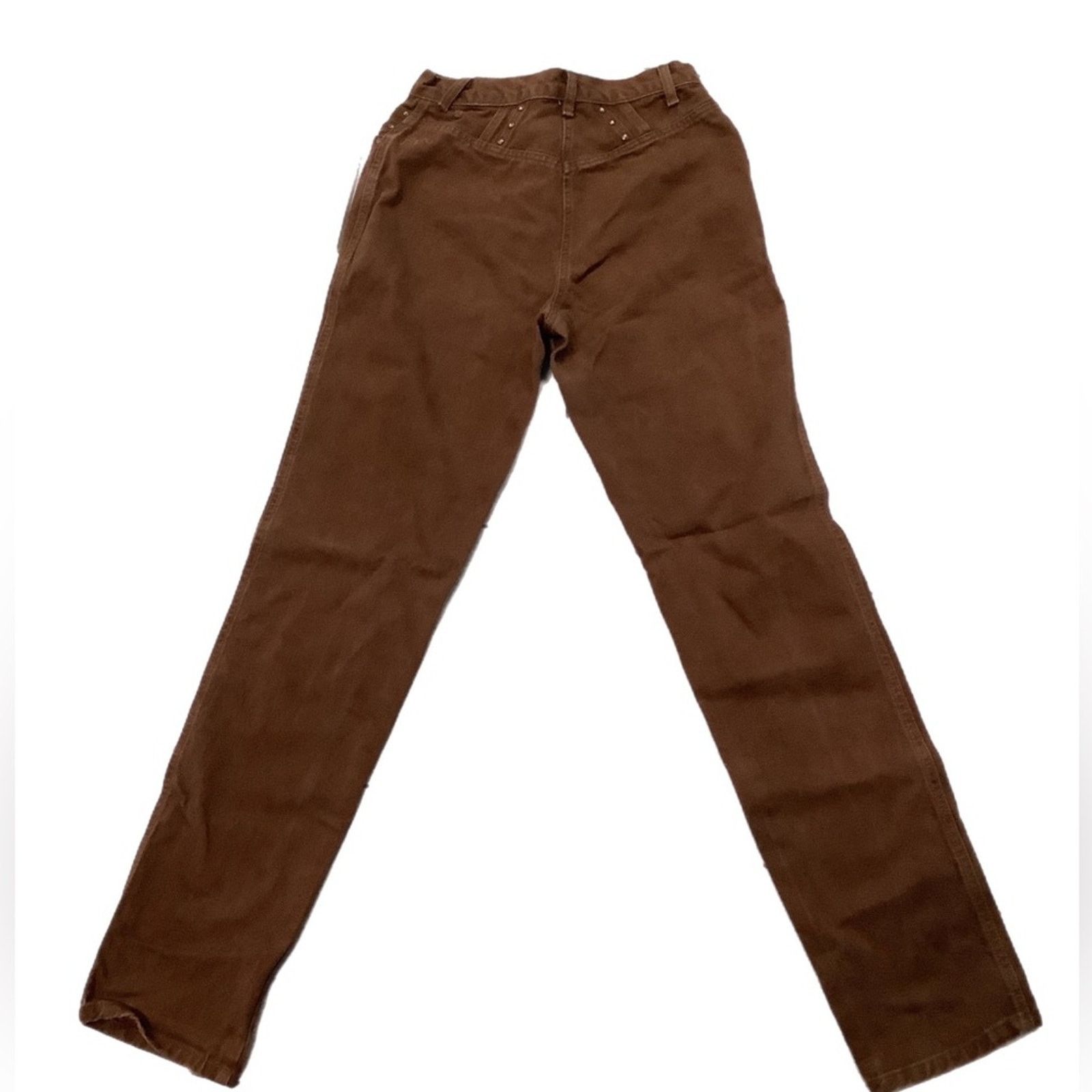 Roper Vintage 90s Woman’s Brown Roper High Waist Jeans Size 26" / US 2 / IT 38 - 2 Thumbnail
