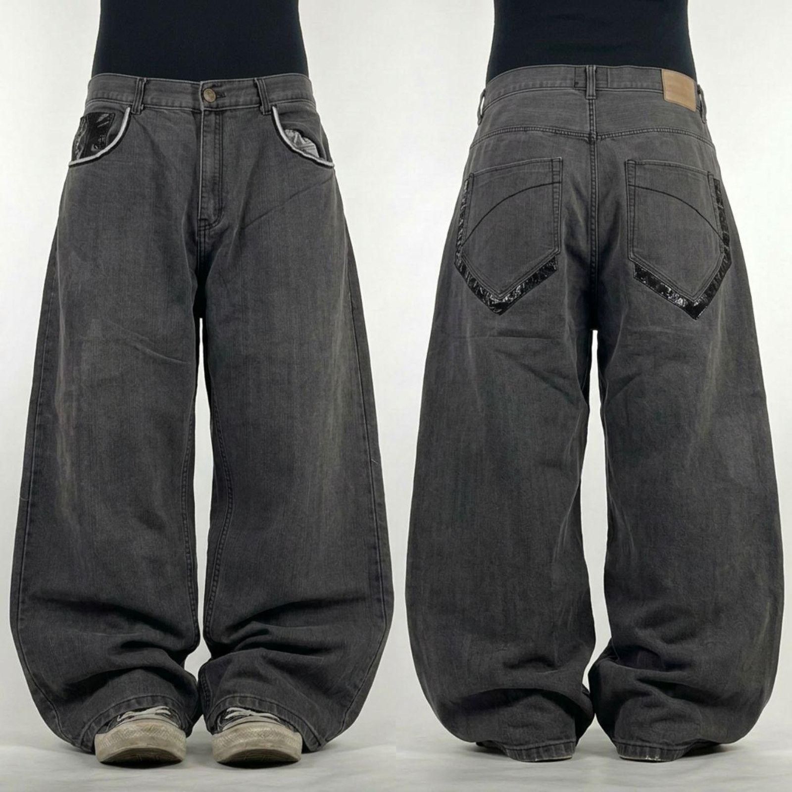 メンズ GAMES wide denim pants archive