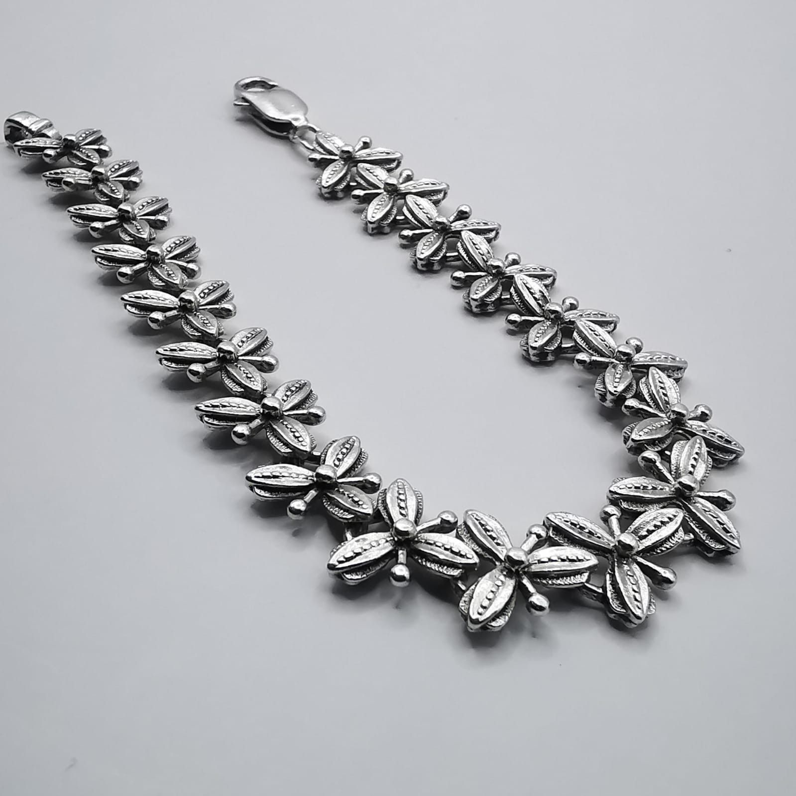 Sterling Silver × Vintage Vintage Bracelet Jewelry, 925 Sterling Silver 15,26g Size ONE SIZE - 2 Thumbnail