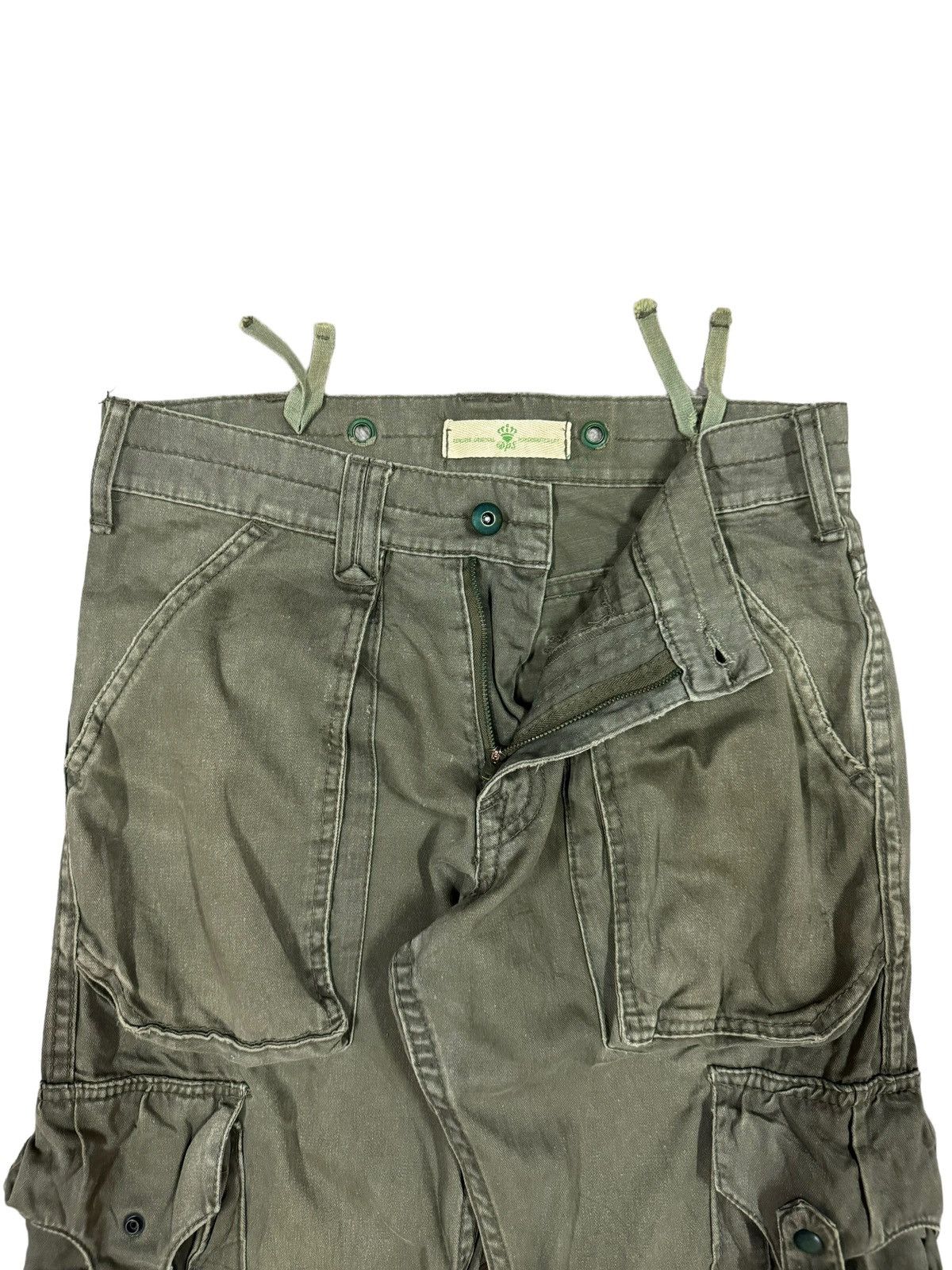 Japanese Brand × Orslow × Vintage Vtg🔥Japanese Brand Bondage Parachute Cargo Pants Size US 30 / EU 46 - 10 Thumbnail