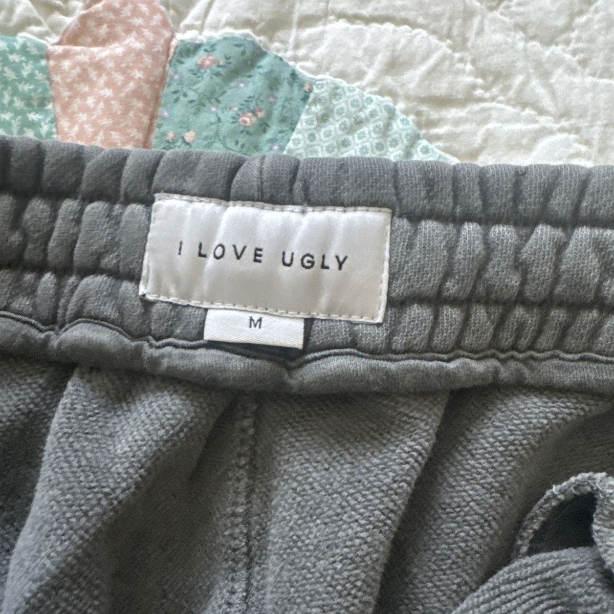 I Love Ugly I Love Ugly Sweat Pants Grey Medium Size US 31 - 4 Thumbnail