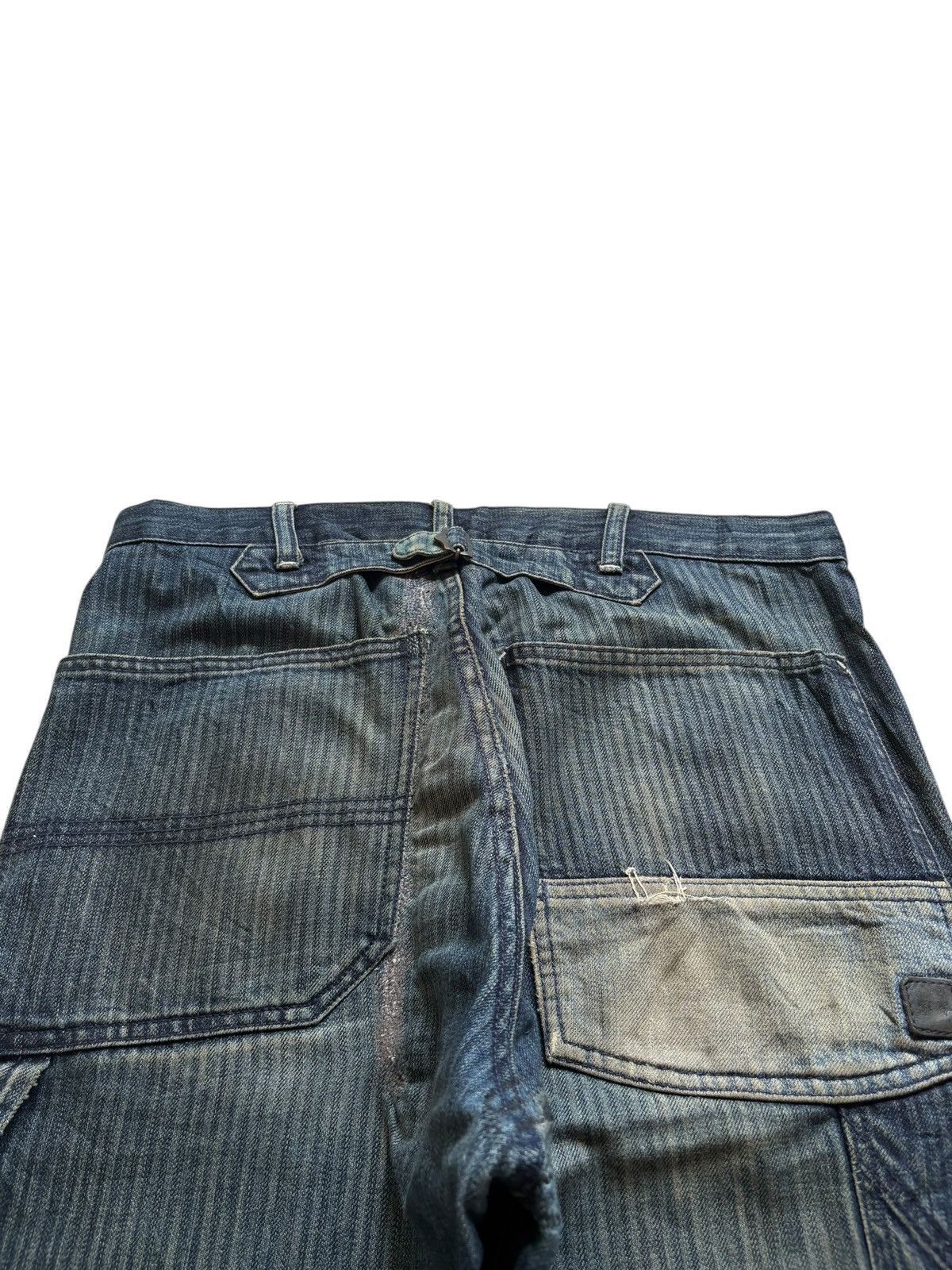 Japanese Brand Vintage Japanese Brand Mud Wash Hickory Baggy Carpenter Jean Size US 32 / EU 48 - 8 Thumbnail