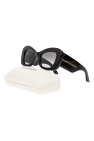 Alexander McQueen o1w1db10126 Size:OS/ Bold Cat-eye Sunglasses in Black Size ONE SIZE - 3 Thumbnail