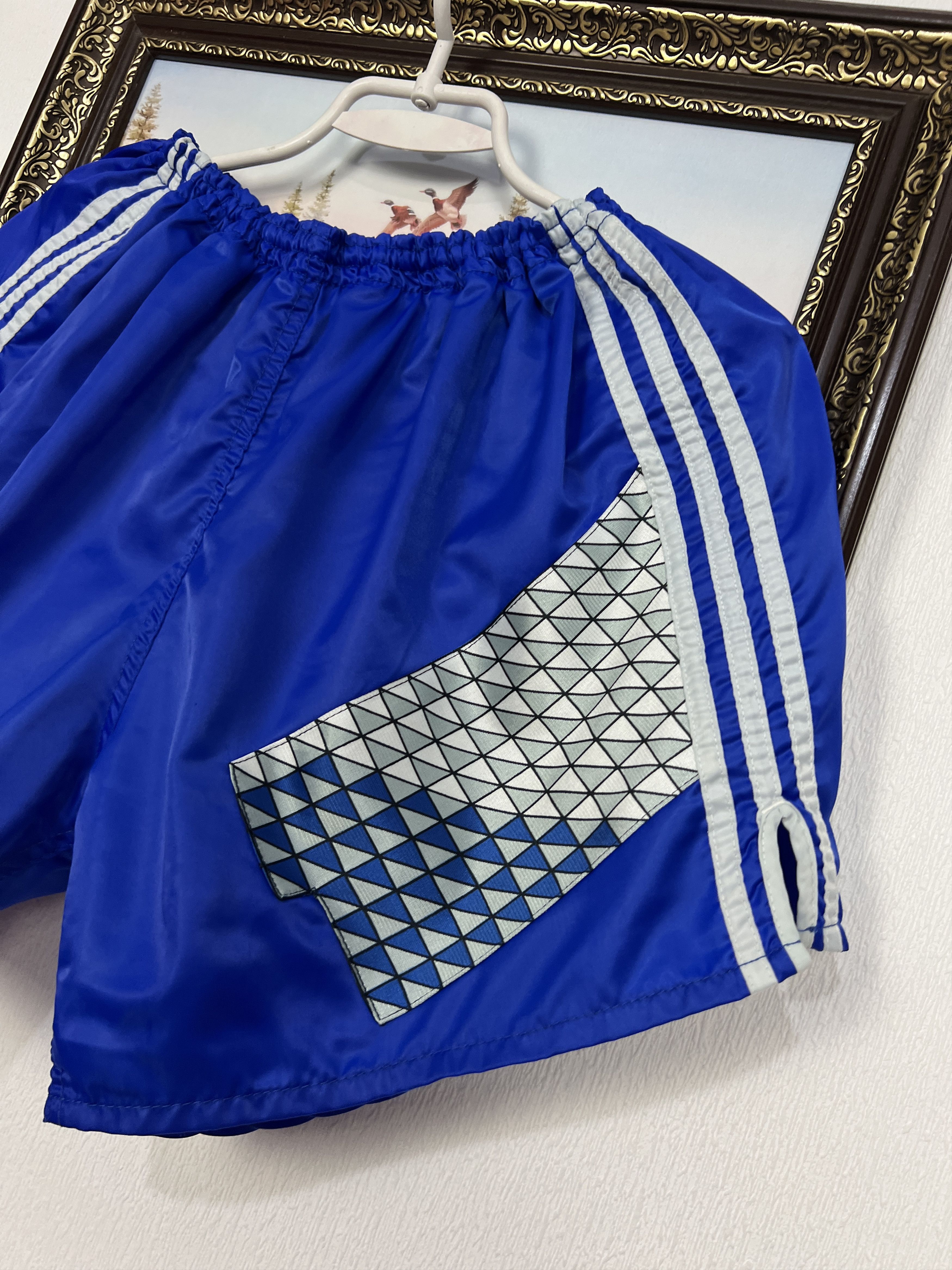 Adidas Vintage 90's Nylon Run Athletic Shorts Sport Hype Rare Size US 32 / EU 48 - 2 Thumbnail