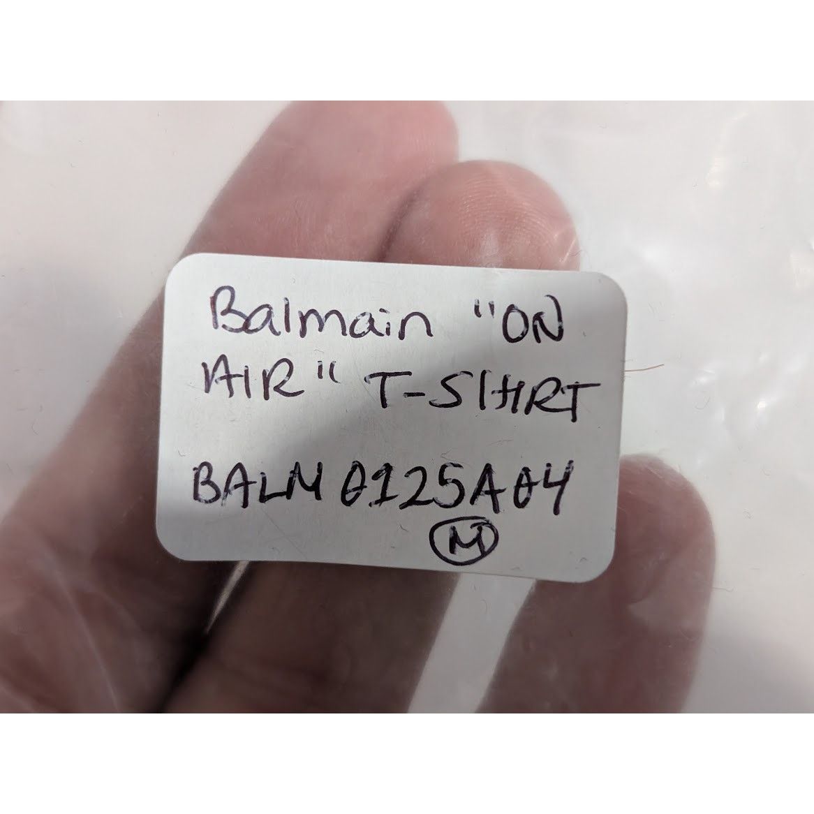 Balmain o1rshd1 Q:2 / " On Air " T-Shirt in Black/Lime Size US M / EU 48-50 / 2 - 19 Thumbnail
