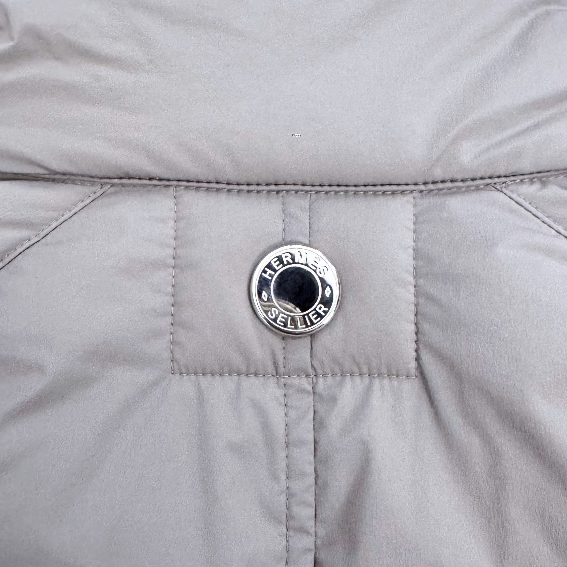 Hermes Hermes Light Brown Equestrian Down Jacket Size US S / EU 44-46 / 1 - 4 Thumbnail