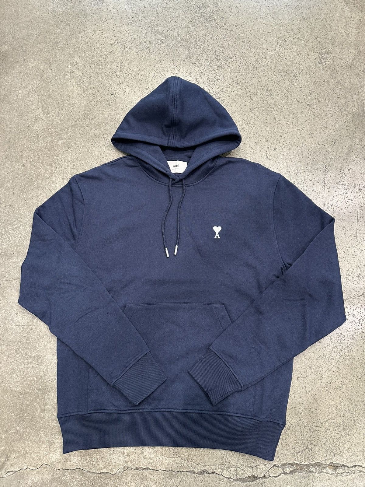 AMI AMI - ADC Hoodie Navy Blue Size US L / EU 52-54 / 3 - 1 Thumbnail