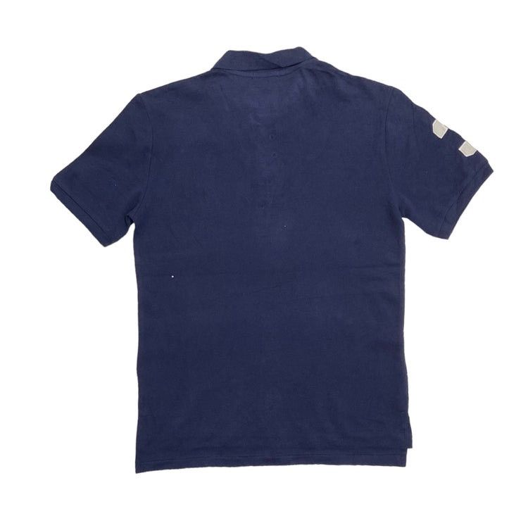Japanese Brand Vintage Navy Blue Polo Ralph Lauren Shirt Big Pony Medium Size US M / EU 48-50 / 2 - 2 Thumbnail