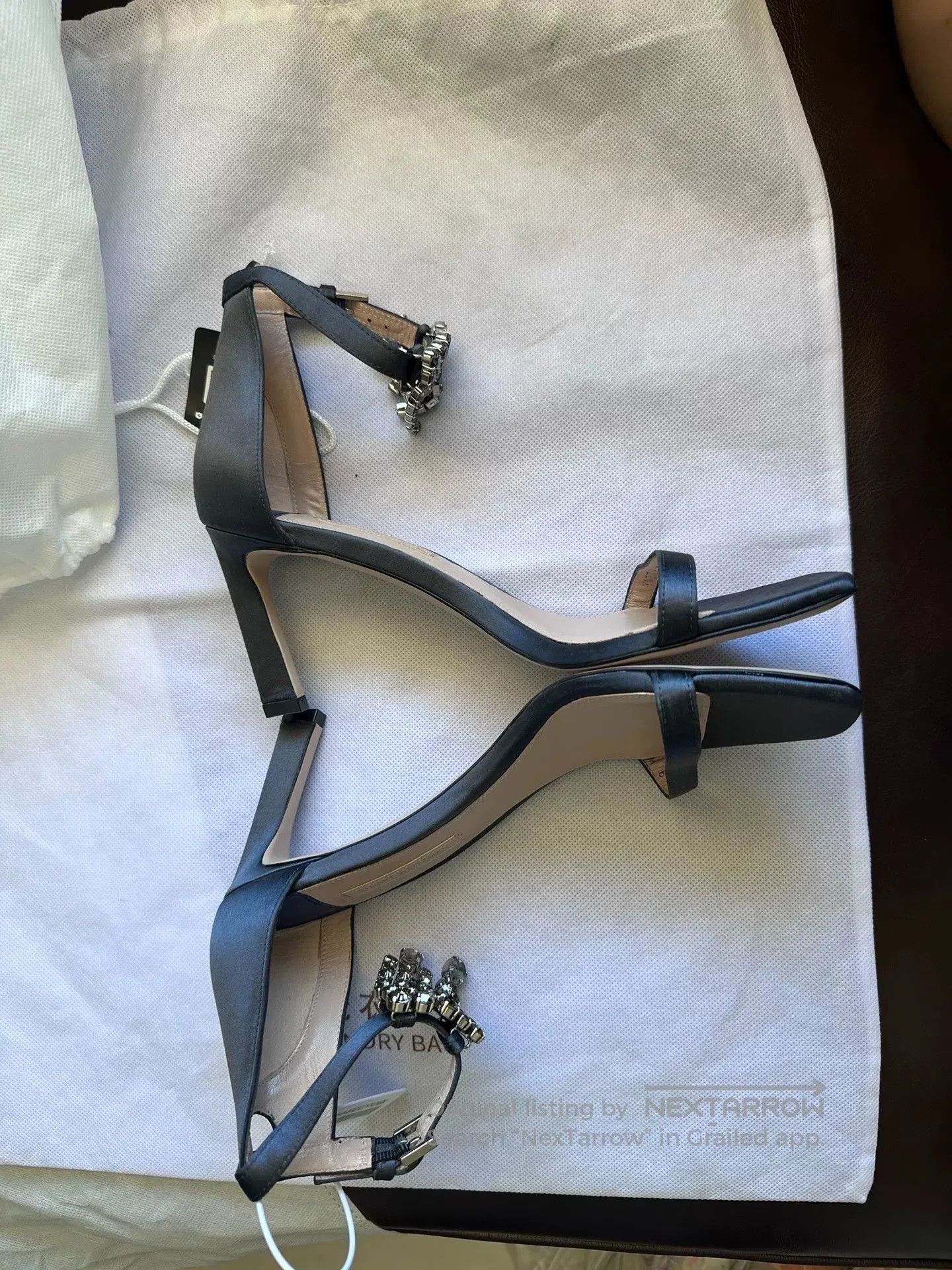Stuart Weitzman Stuart Weitzman SW Fringed Diamante Sandals. Size US 8.5 / IT 38.5 - 3 Thumbnail
