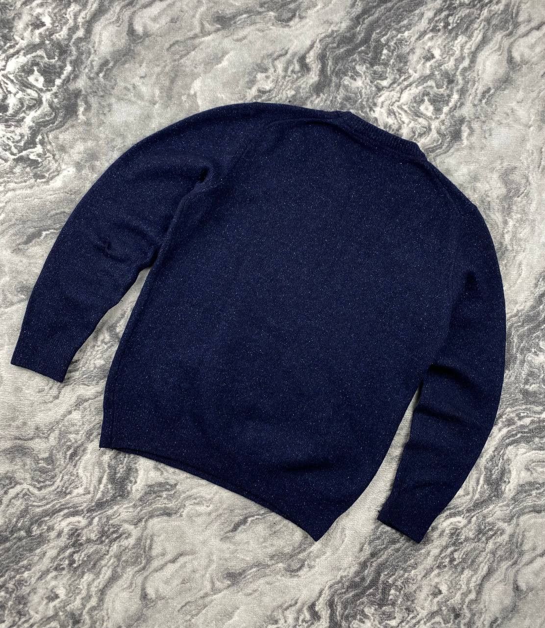 Barbour Barbour Wool Knit Sweater Men Size M Blue Size US M / EU 48-50 / 2 - 7 Thumbnail