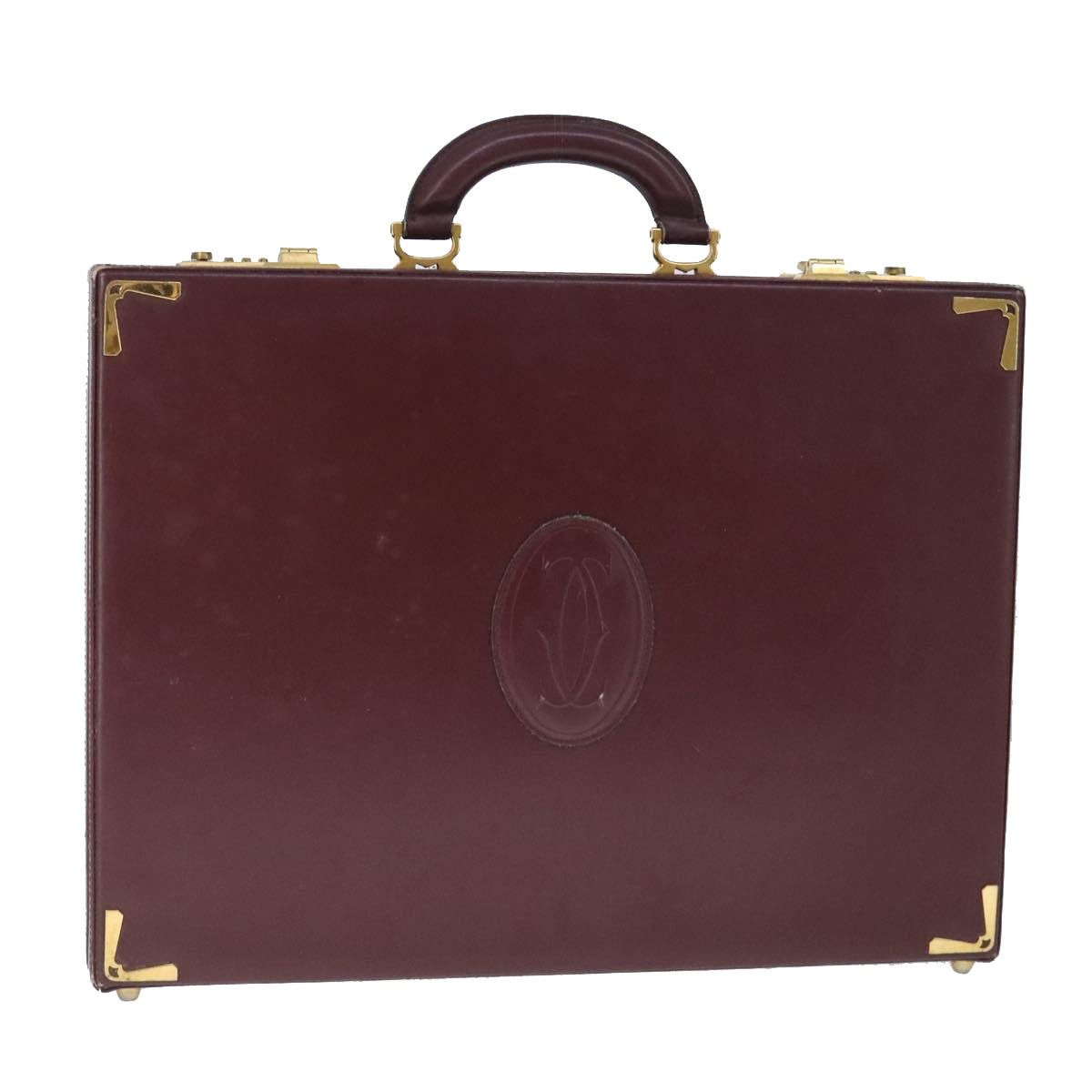 Cartier Cartier Trunk Leather Bordeaux Gold Size ONE SIZE - 1 Thumbnail