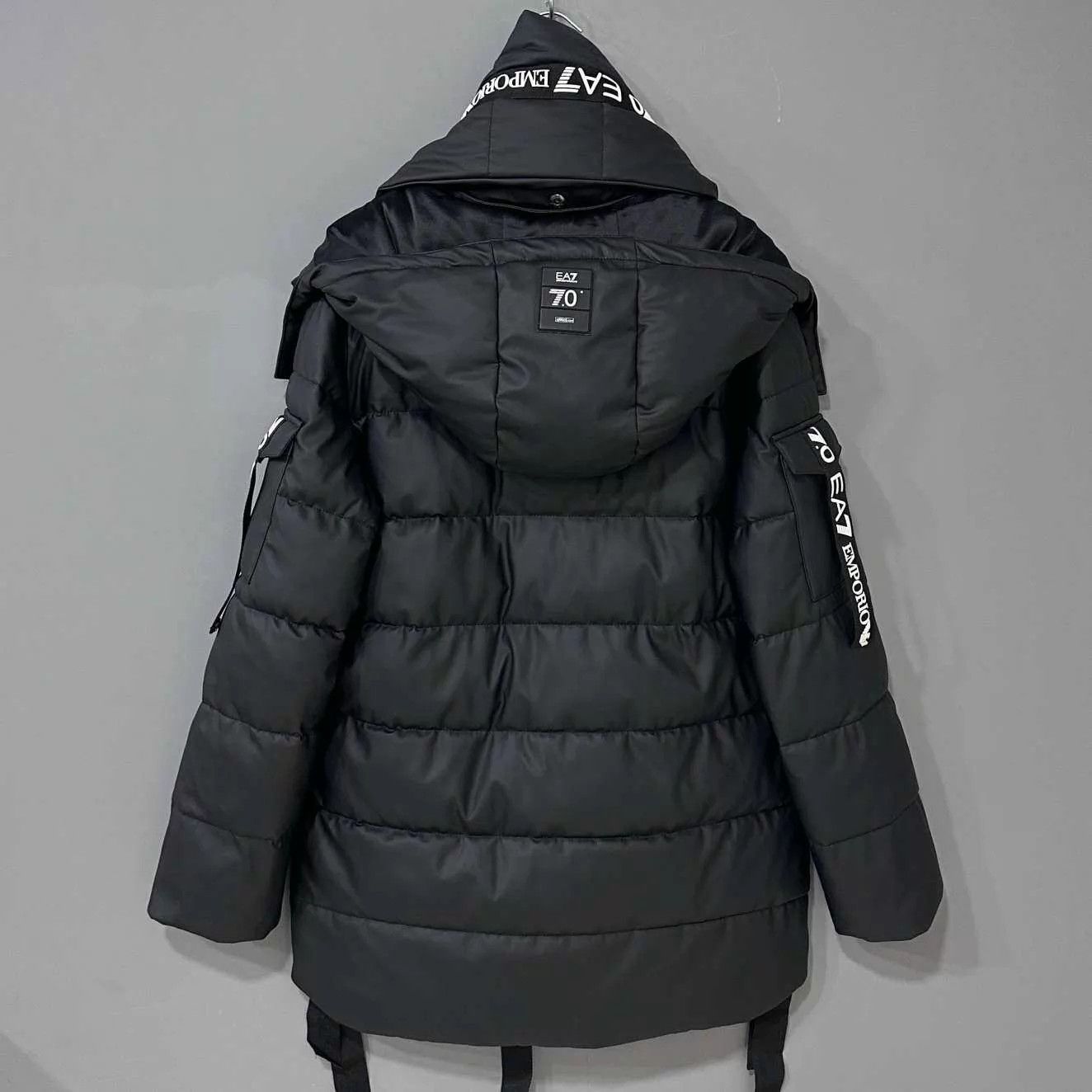 Armani ARMANI black down jacket size S Size S / US 4 / IT 40 - 2 Thumbnail