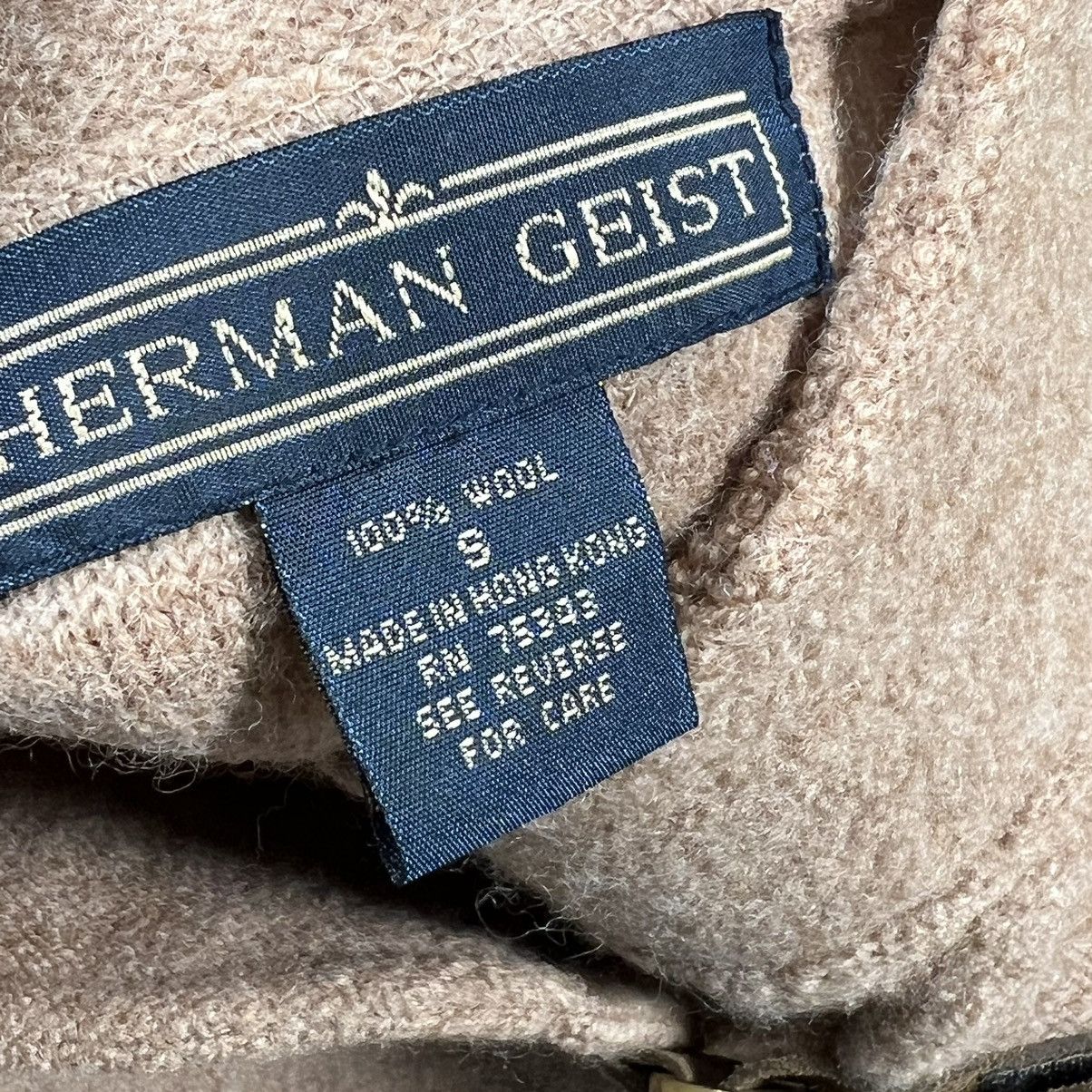 Other Vintage Herman Geist Sweater Wool Tan Closure Cardigan Size S / US 4 / IT 40 - 5 Thumbnail