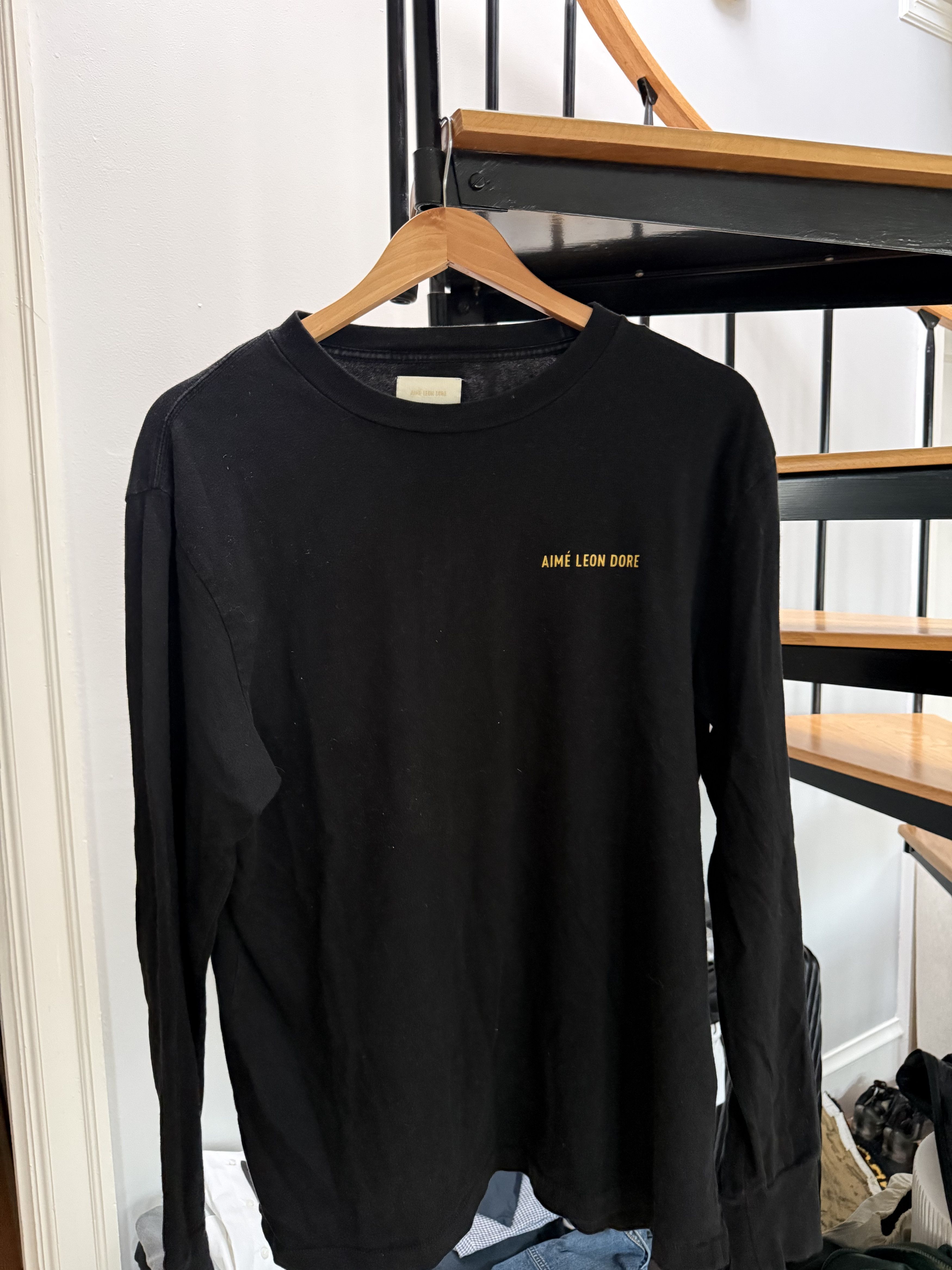 Aime Leon Dore ALD / The North Face Script Logo Rugby | Grailed