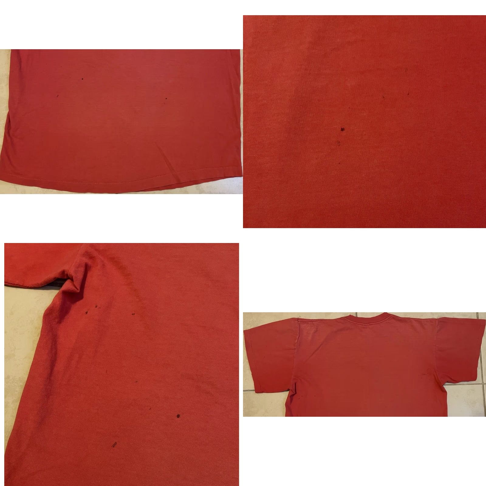 Vintage VINTAGE Levi’s Shirt Men's M Red 90s Boxy Distressed Trucker Grunge 501 USA Single Stitch Size US M / EU 48-50 / 2 - 9 Thumbnail