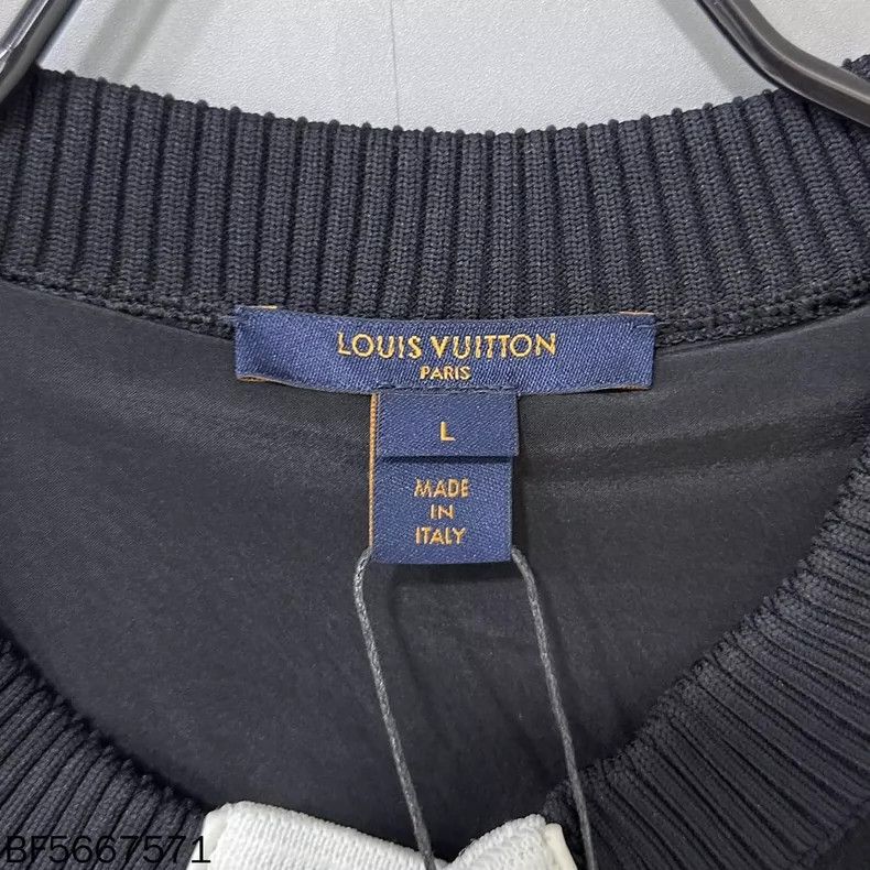 Louis Vuitton Louis Vuitton Color-block knit zip-up cardigan jacket Size US L / EU 52-54 / 3 - 4 Thumbnail