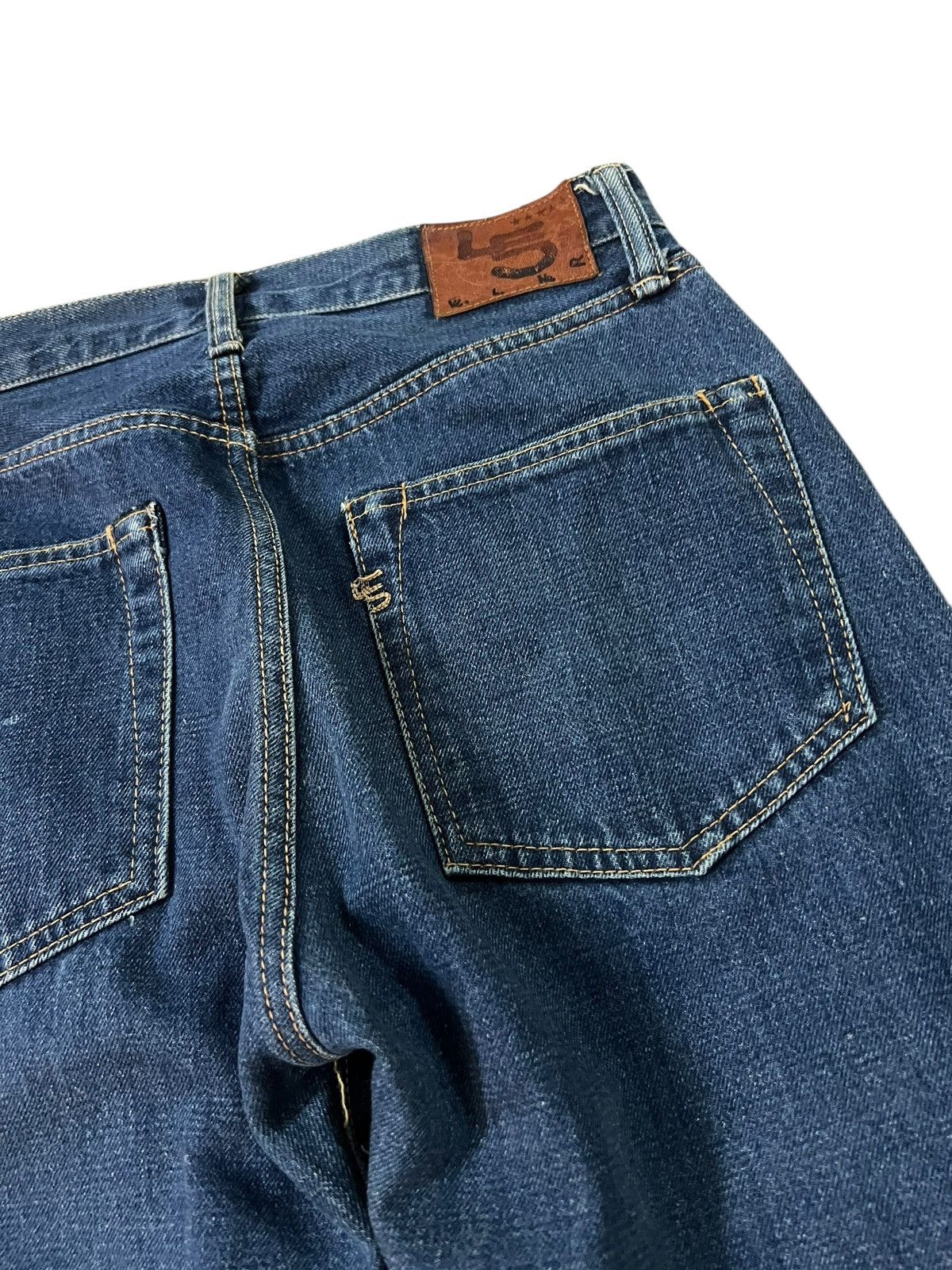 45rpm Vintage 45Rpm Distress Selvedge Jean Japan Size US 28 / EU 44 - 15 Thumbnail